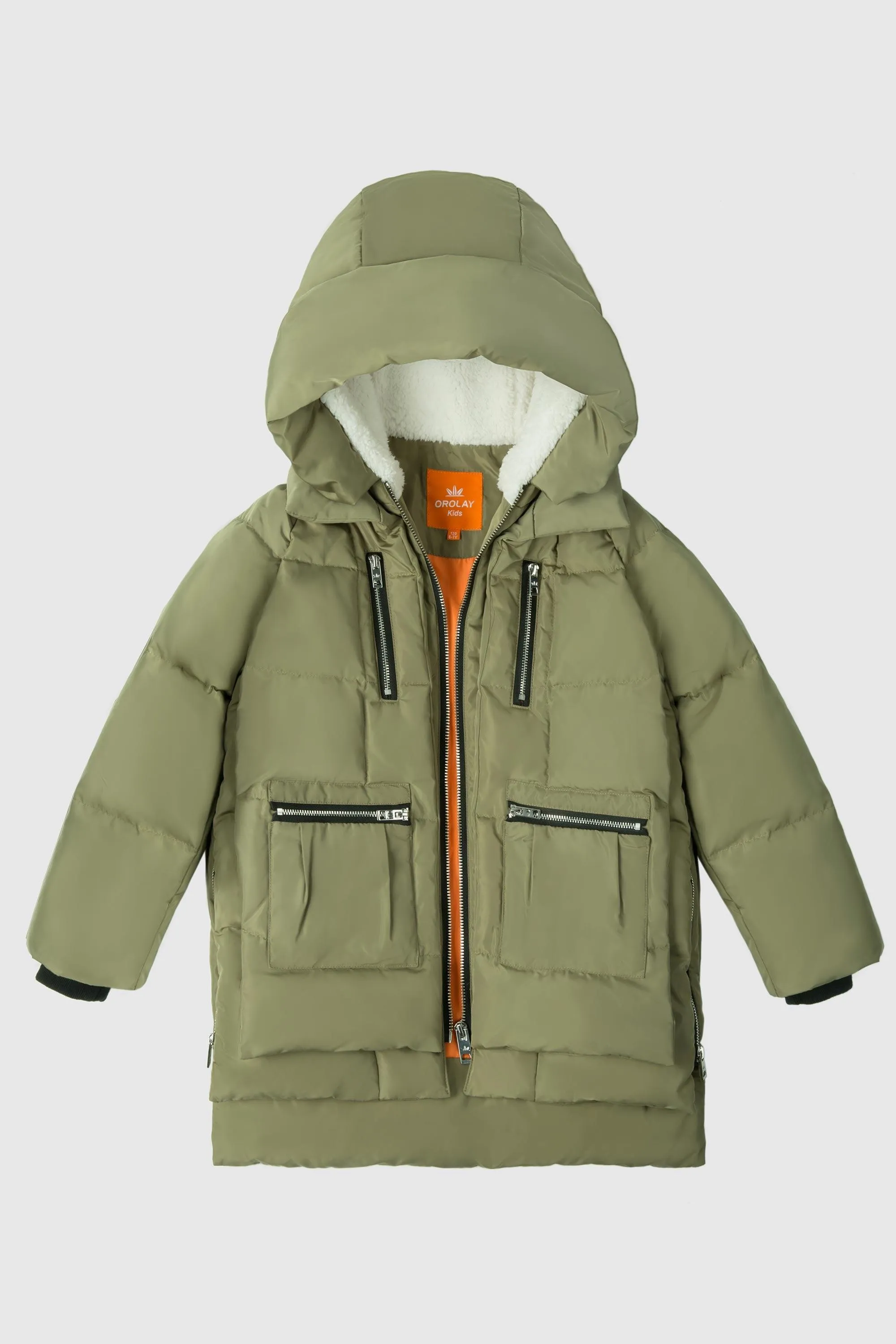 092 Classics Children Thickened Hooded Down Coat