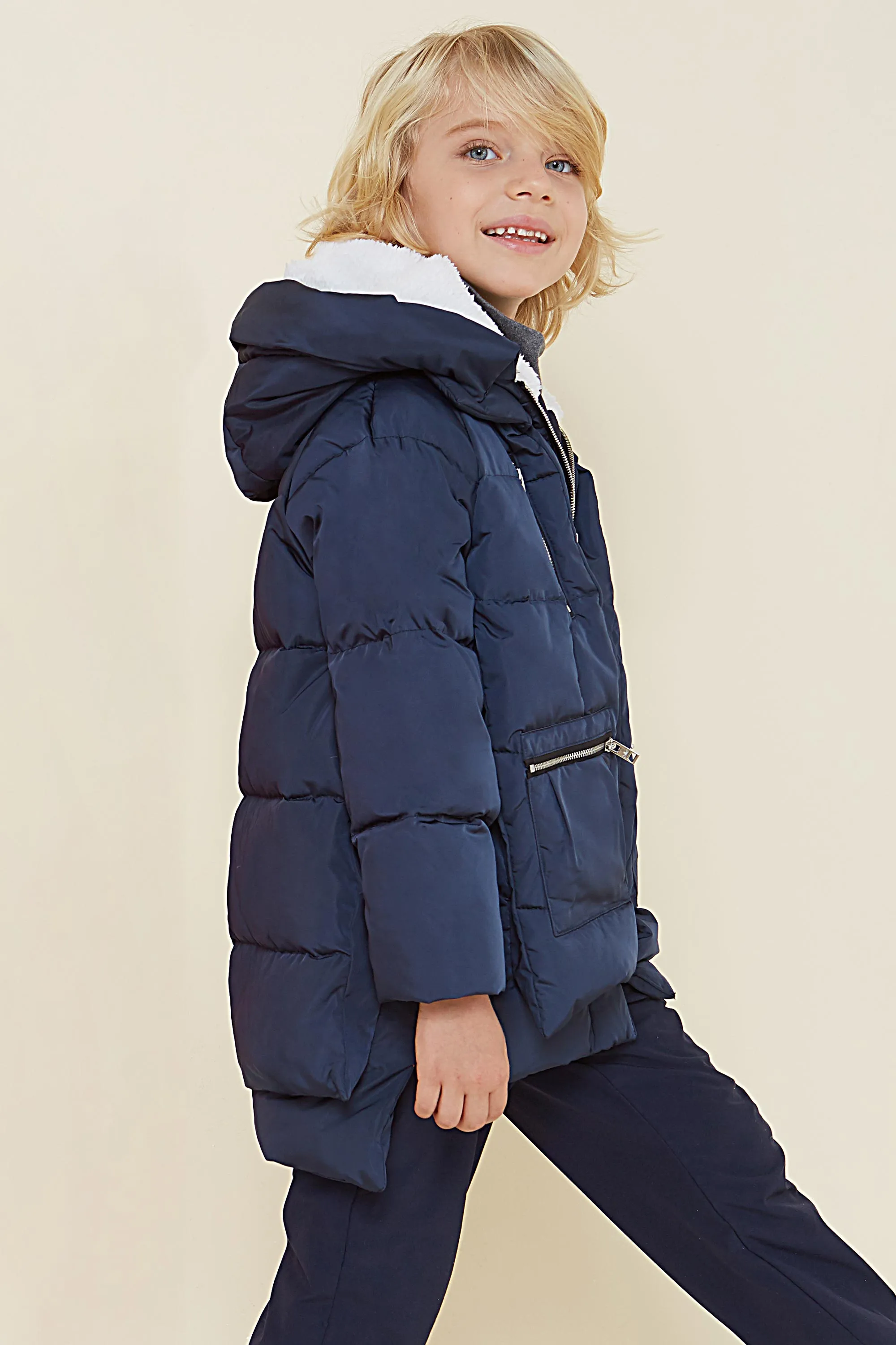 092 Classics Children Thickened Hooded Down Coat