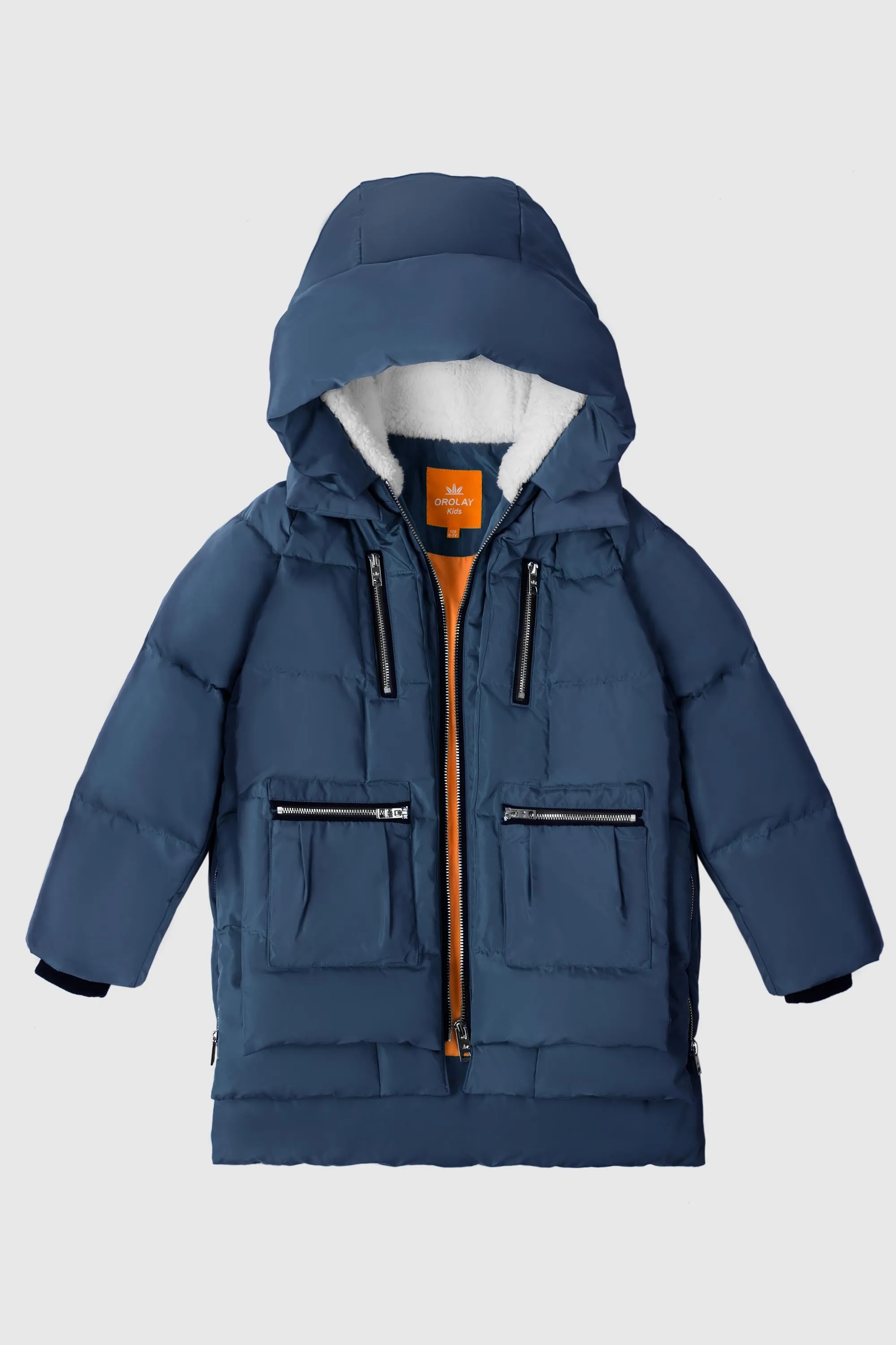 092 Classics Children Thickened Hooded Down Coat