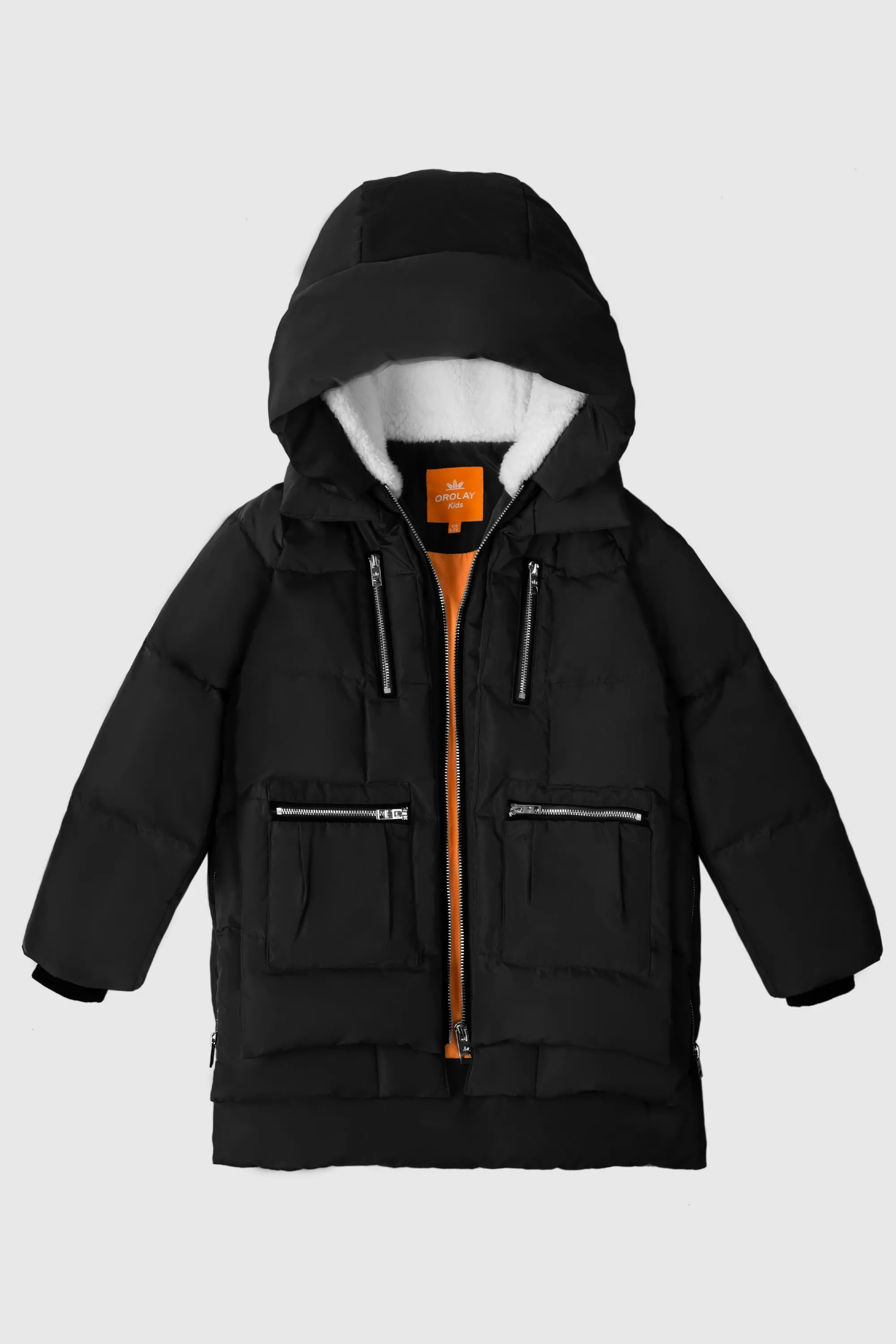 092 Classics Children Thickened Hooded Down Coat