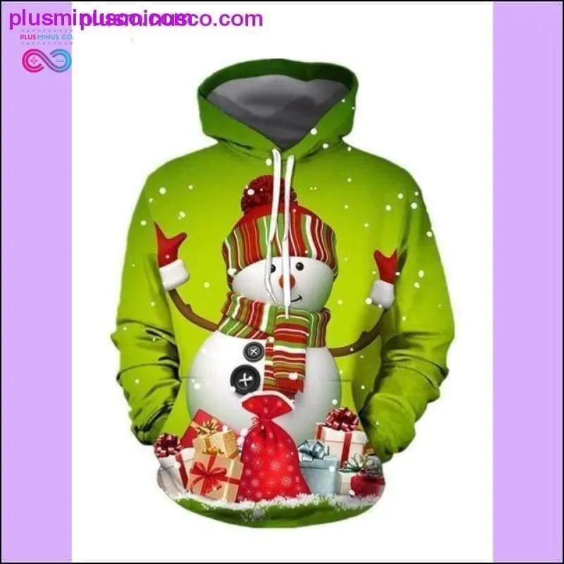 3D Printed Christmas Hoodie || PlusMinusco.com