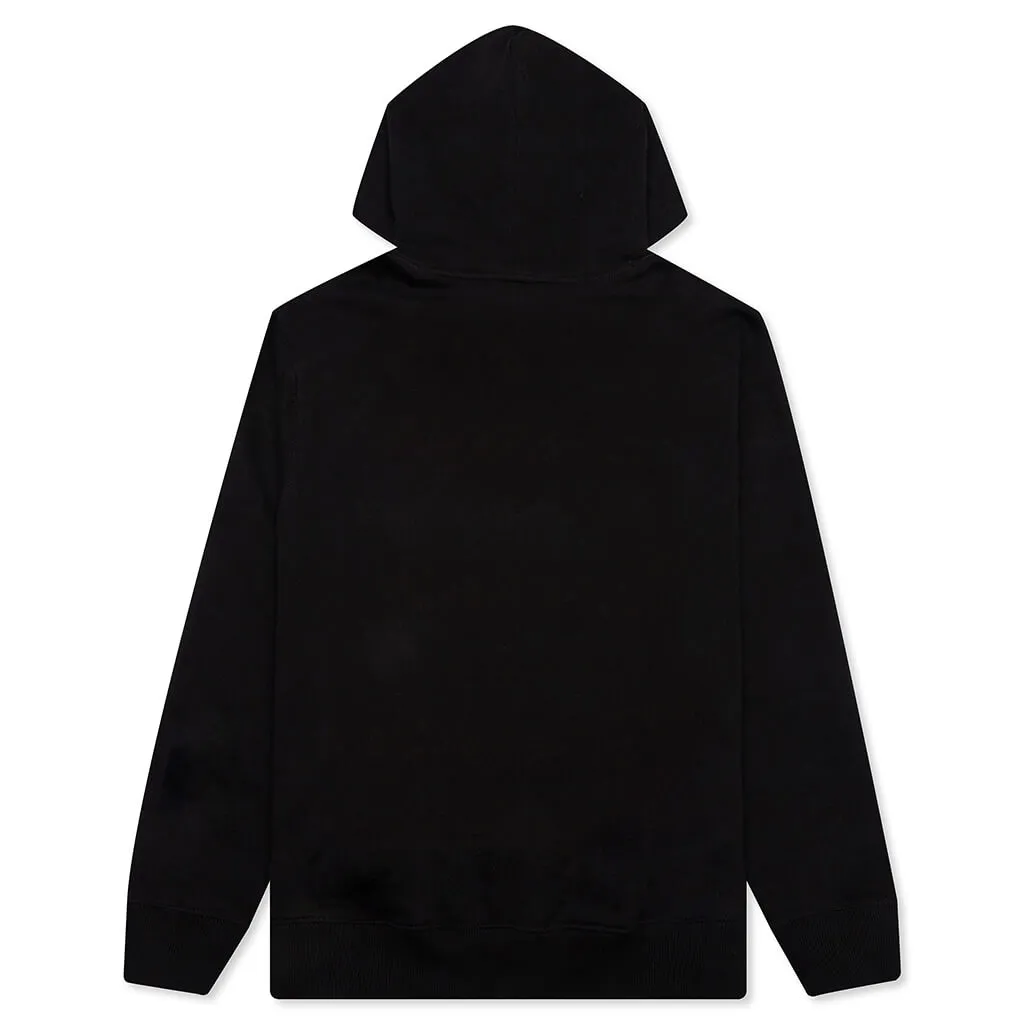 8 Ball Embroidered Hoodie - Black