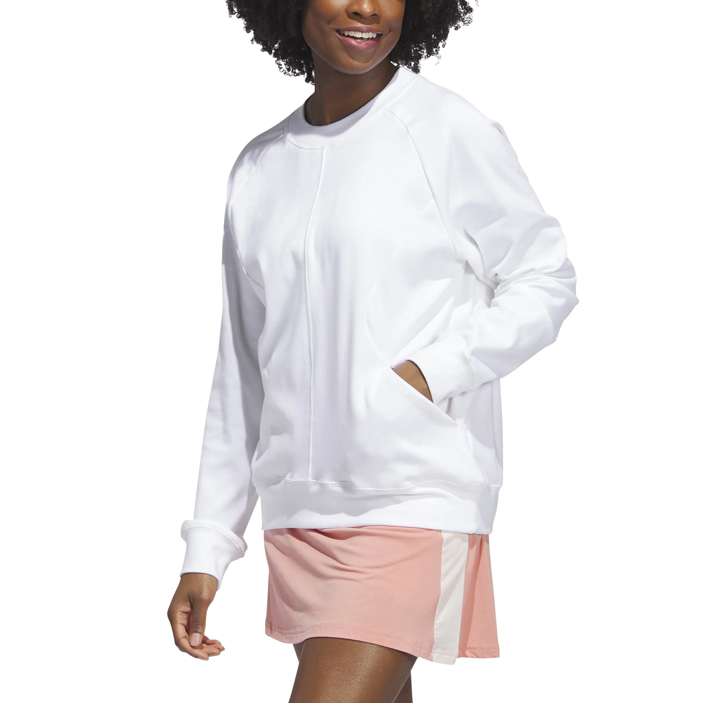 adidas Golf Women's Made With Nature Sweatshirt - White