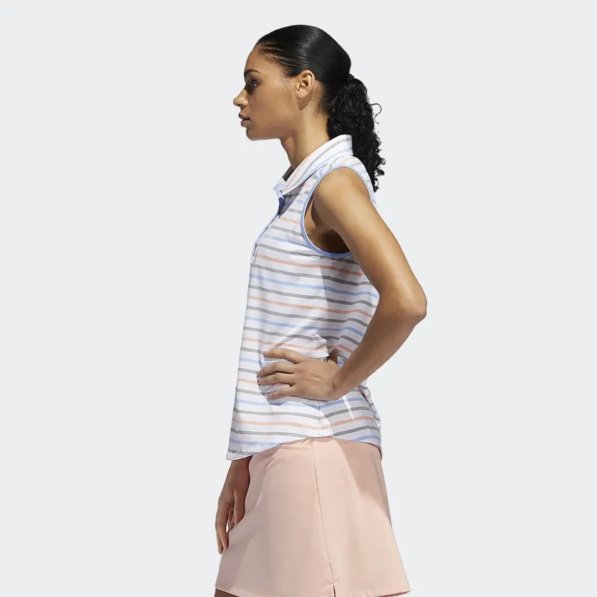 Adidas Ladies Ultimate365 Stripe Polo