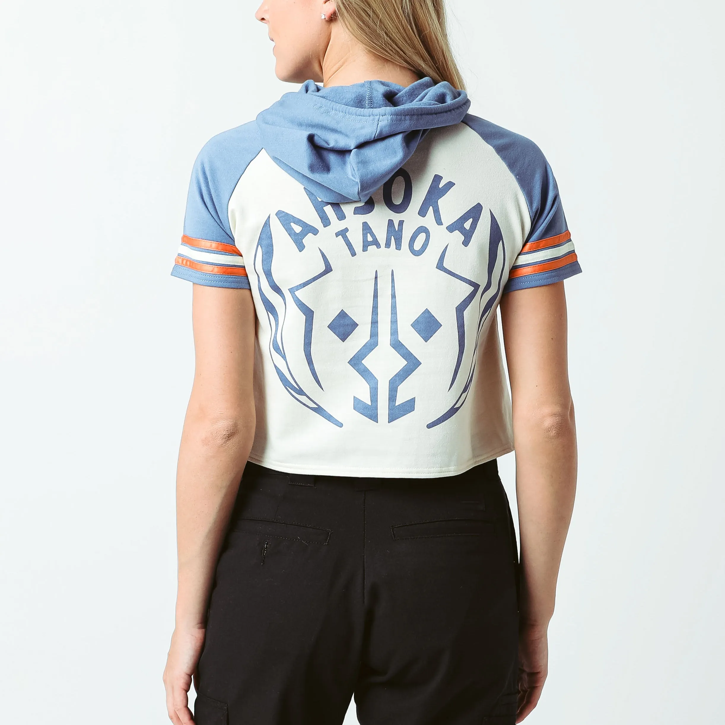 Ahsoka Tano Cropped Short Sleeve Hoodie