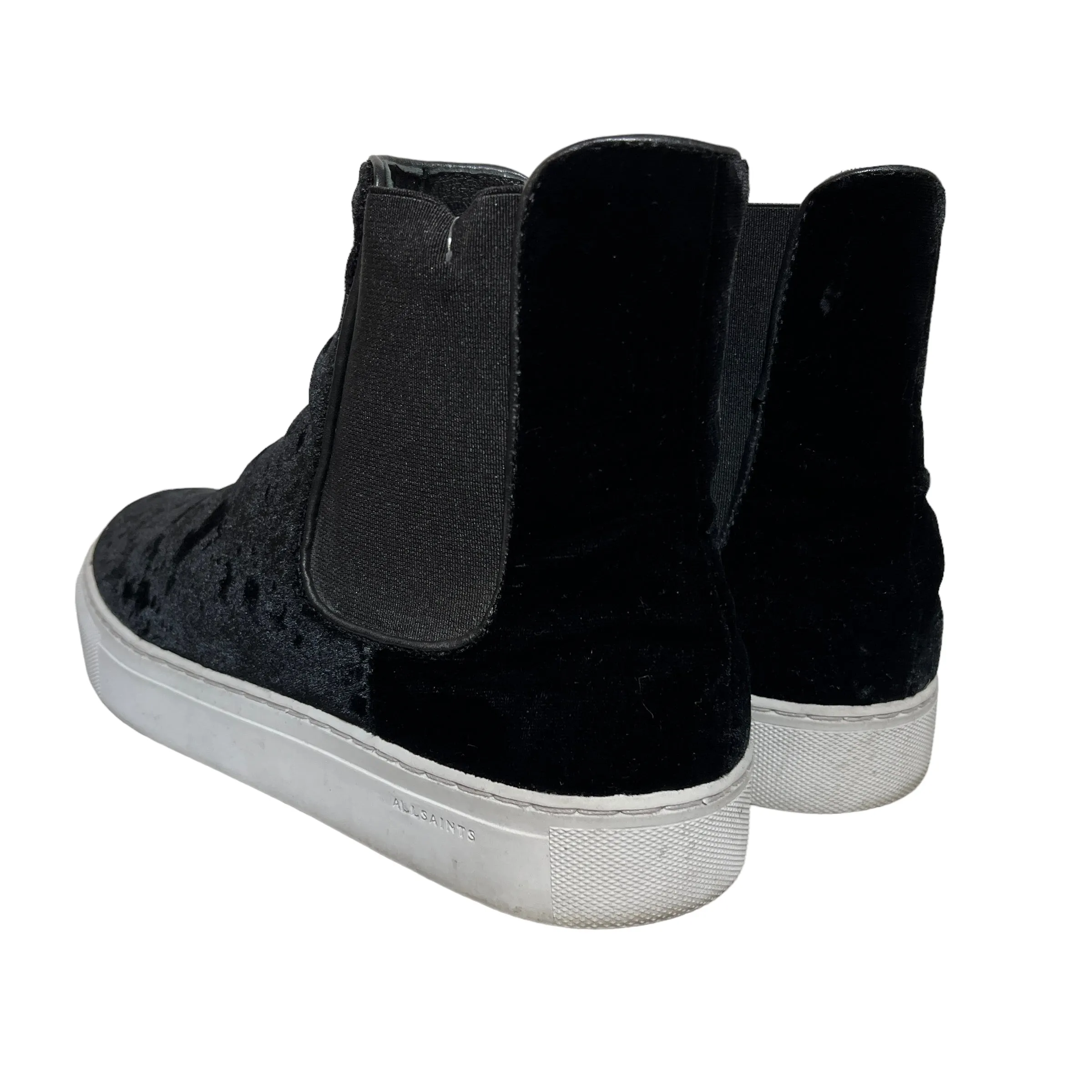 ALLSAINTS SPITALFIELDS/Hi-Sneakers/EU 40/Velour/BLK