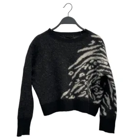 ALLSAINTS SPITALFIELDS/Sweater/M/Graphic/Wool/BLK/