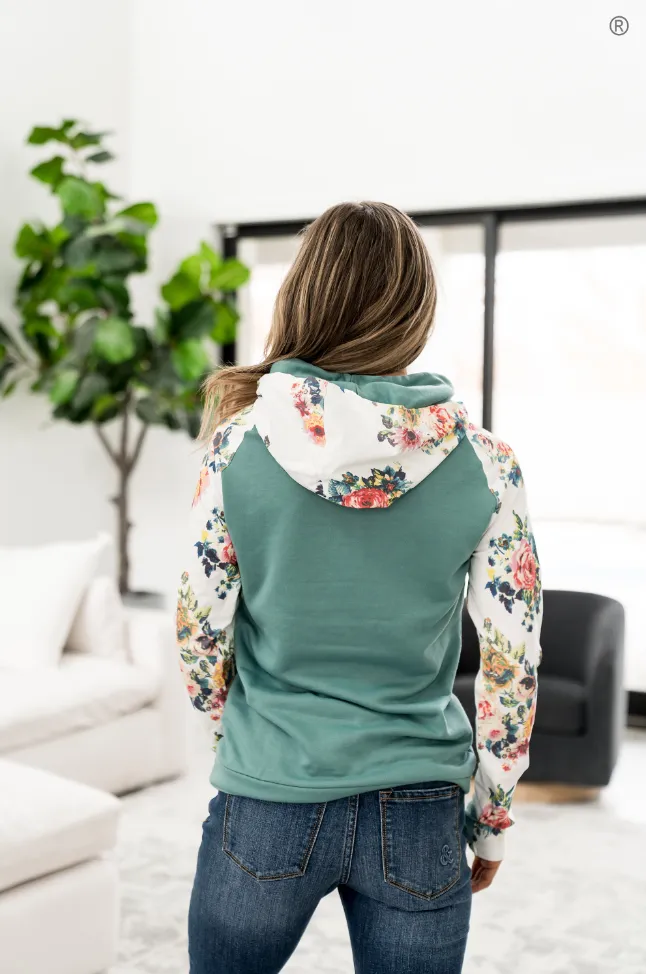 Ampersand Avenue - Doublehood Sweatshirt - Once & Floral