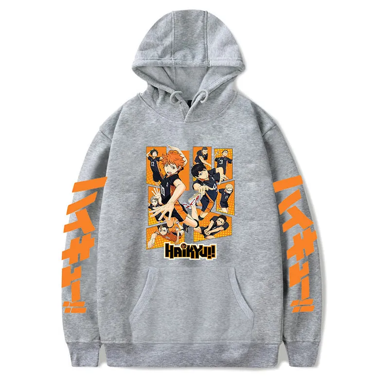 Anime Haikyuu Hoodies  Karasuno Fly High