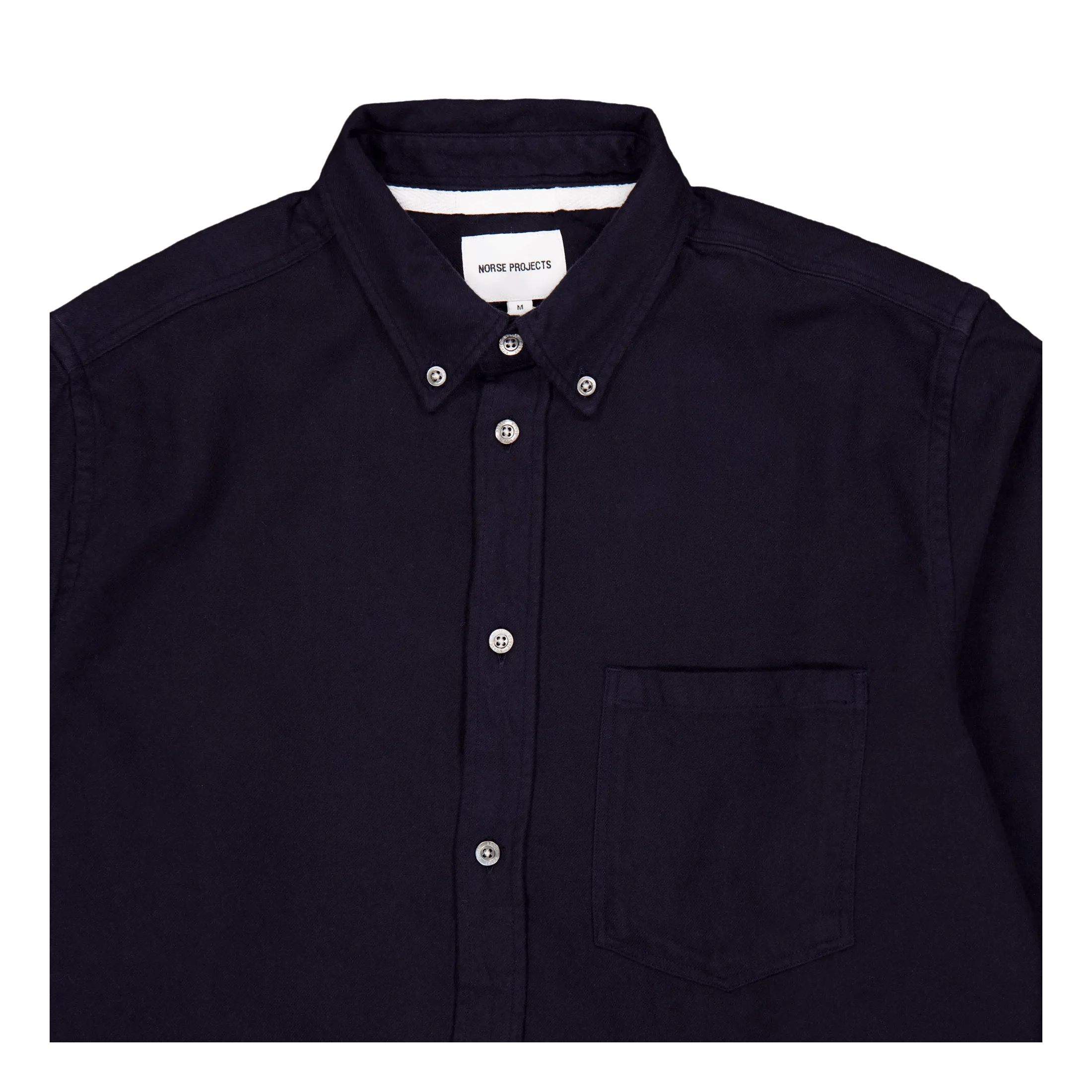 Anton Brushed Flannel Dark Navy