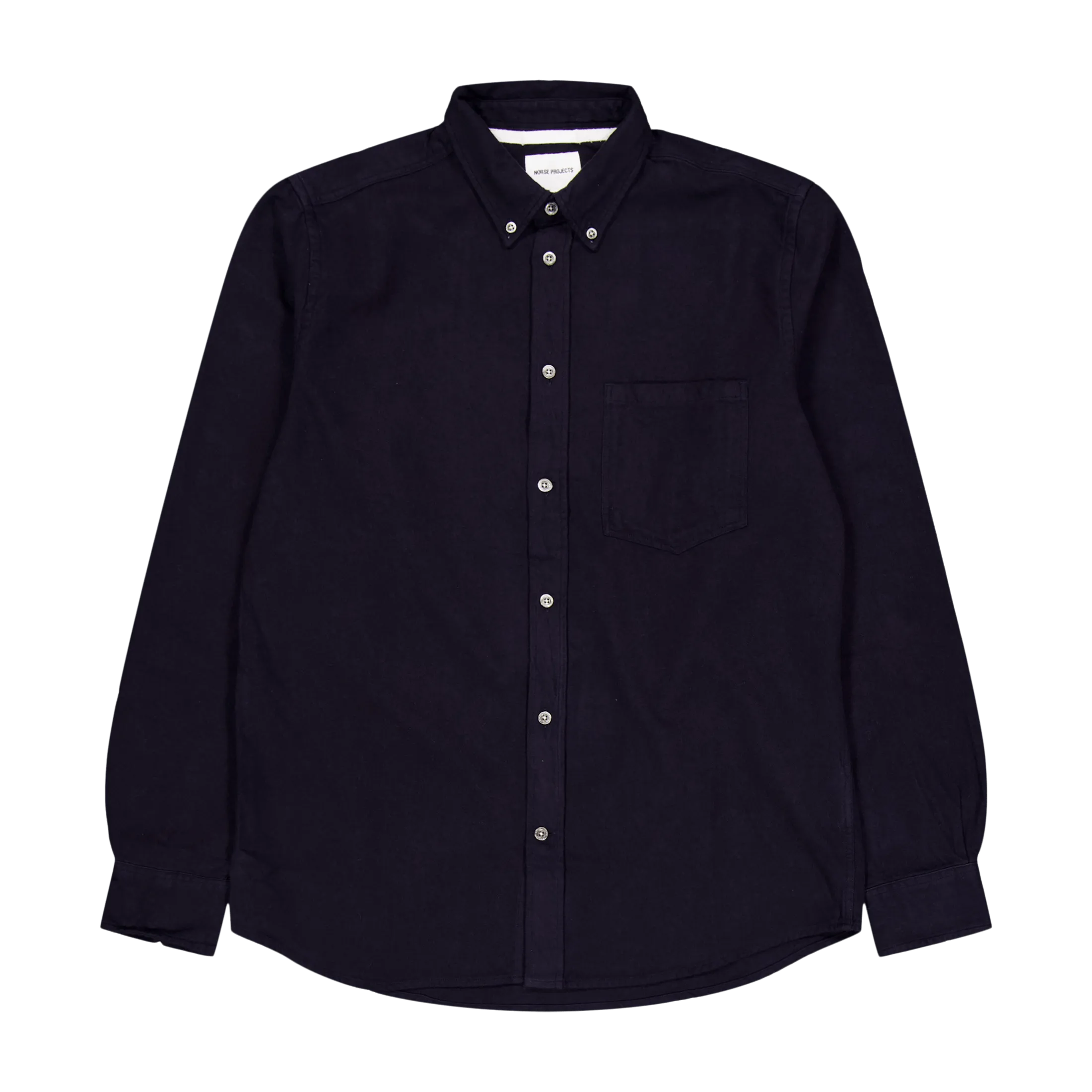 Anton Brushed Flannel Dark Navy