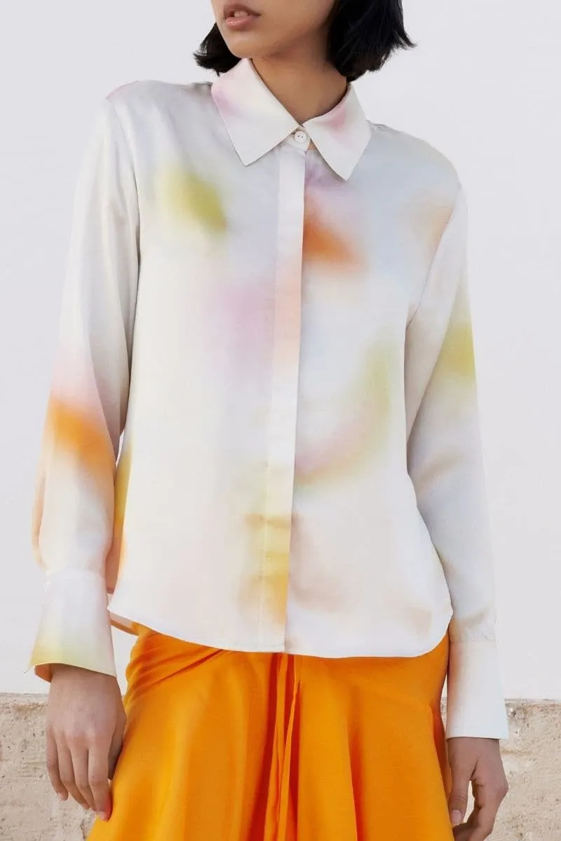 AURA LIGHT RELAXED SILK SHIRT