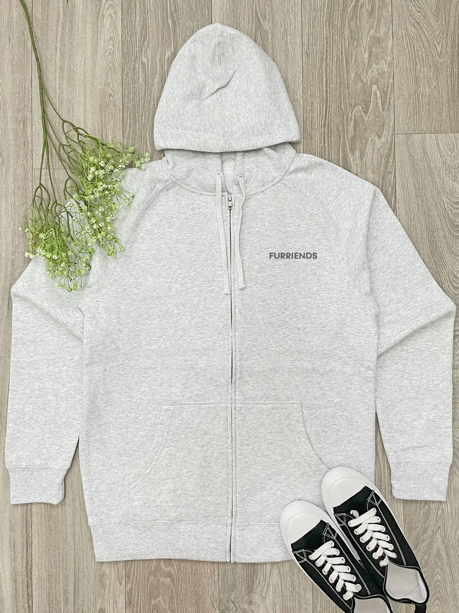 Australian Shepherd Zip Front Hoodie