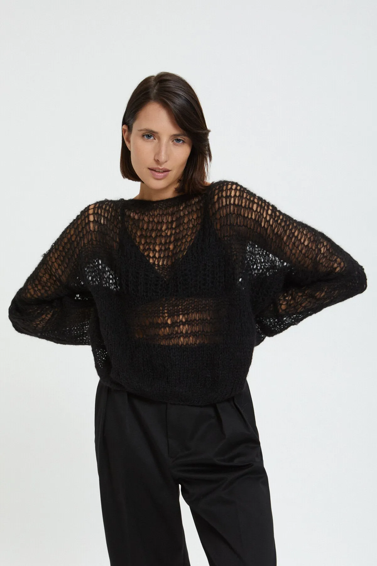 Azhar Netting Sweater