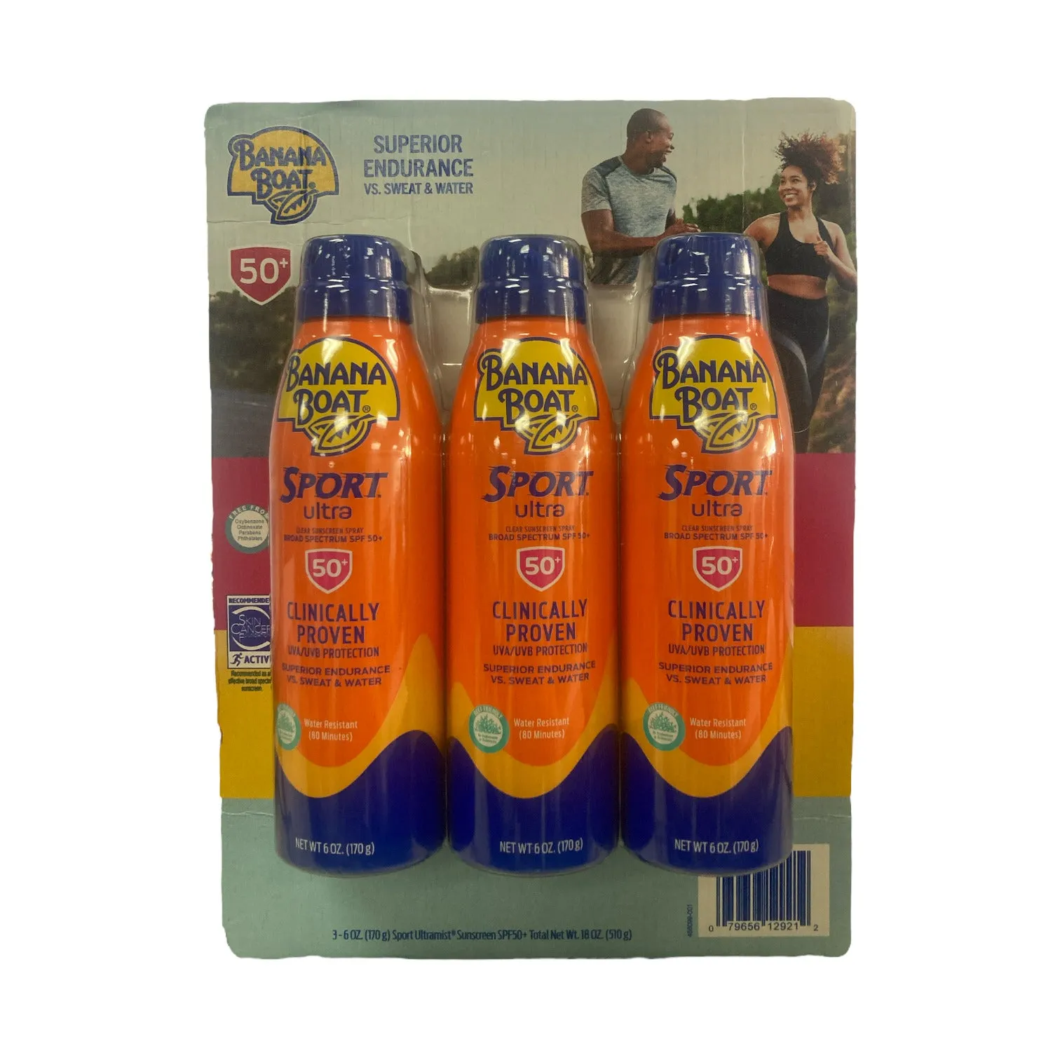 Banana Boat Ultra Sport UltraMist SPF50 (6 oz., 3 pk.)