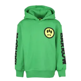 Cozy Barrow Green Hoodie with Logo – Stylish and Comfortable Sweatshirt