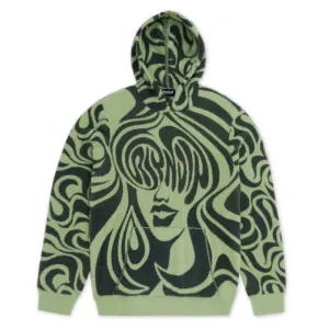 Beautiful Fomo Mohair Hoodie (Pistachio)