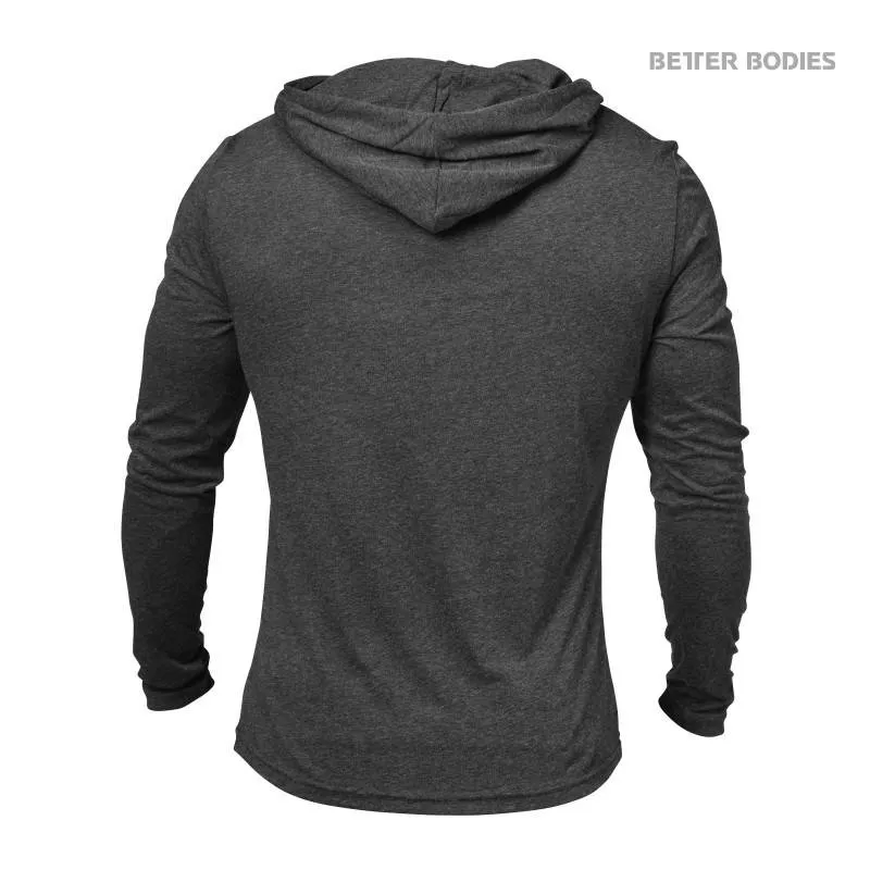 Better Bodies Mens Soft Hoodie - Anthracite Melange