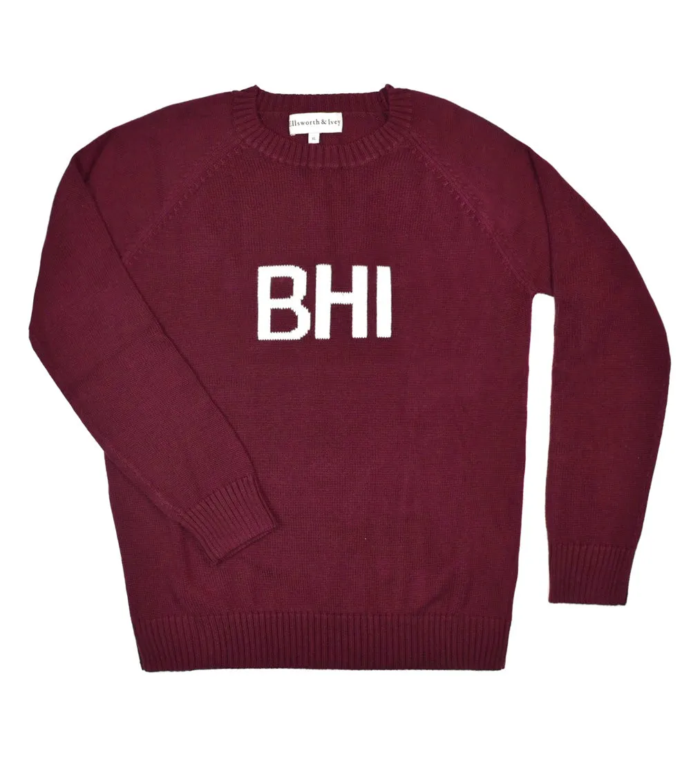 BHI Sweater - Women's - Burgundy