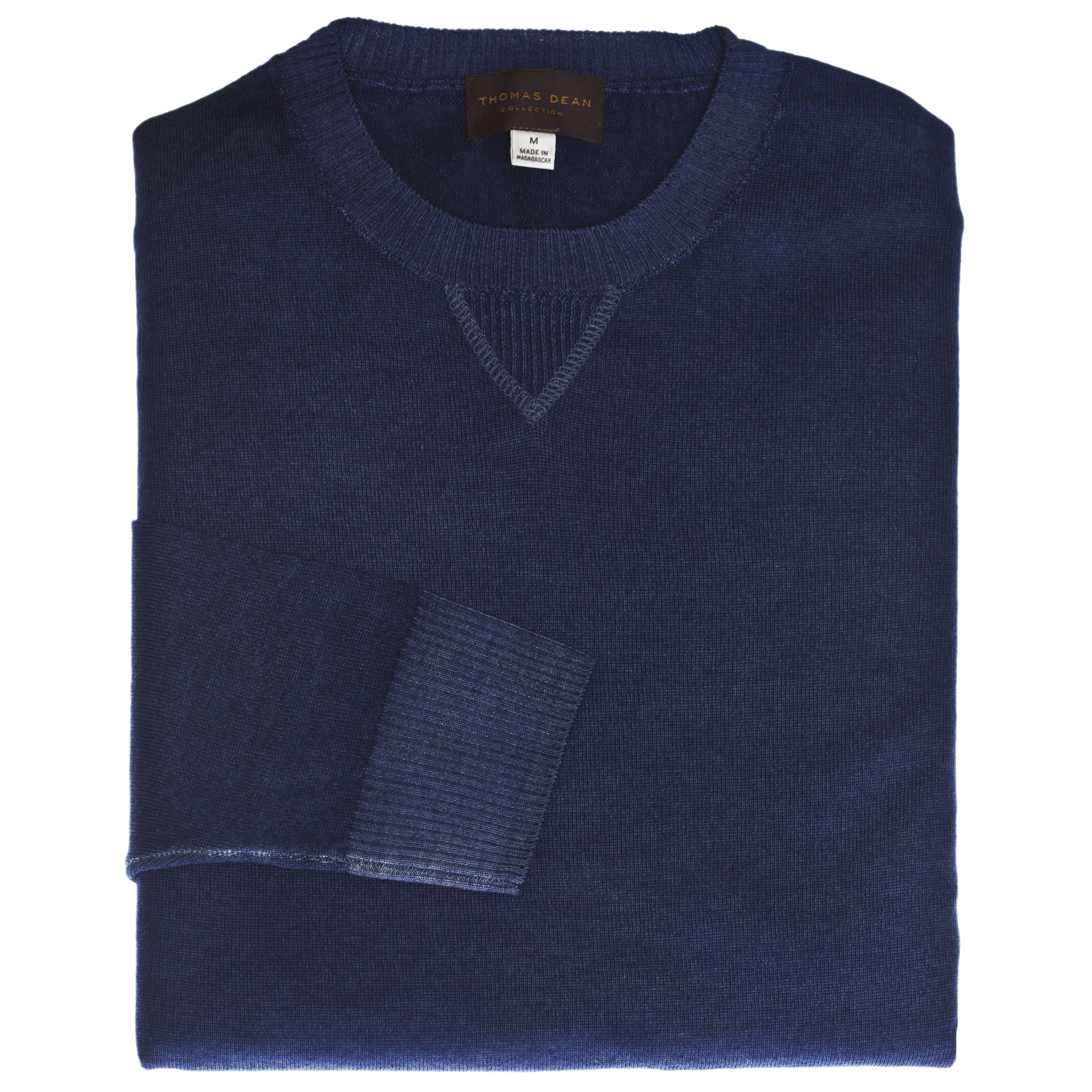 Blue Crew Neck Sweater