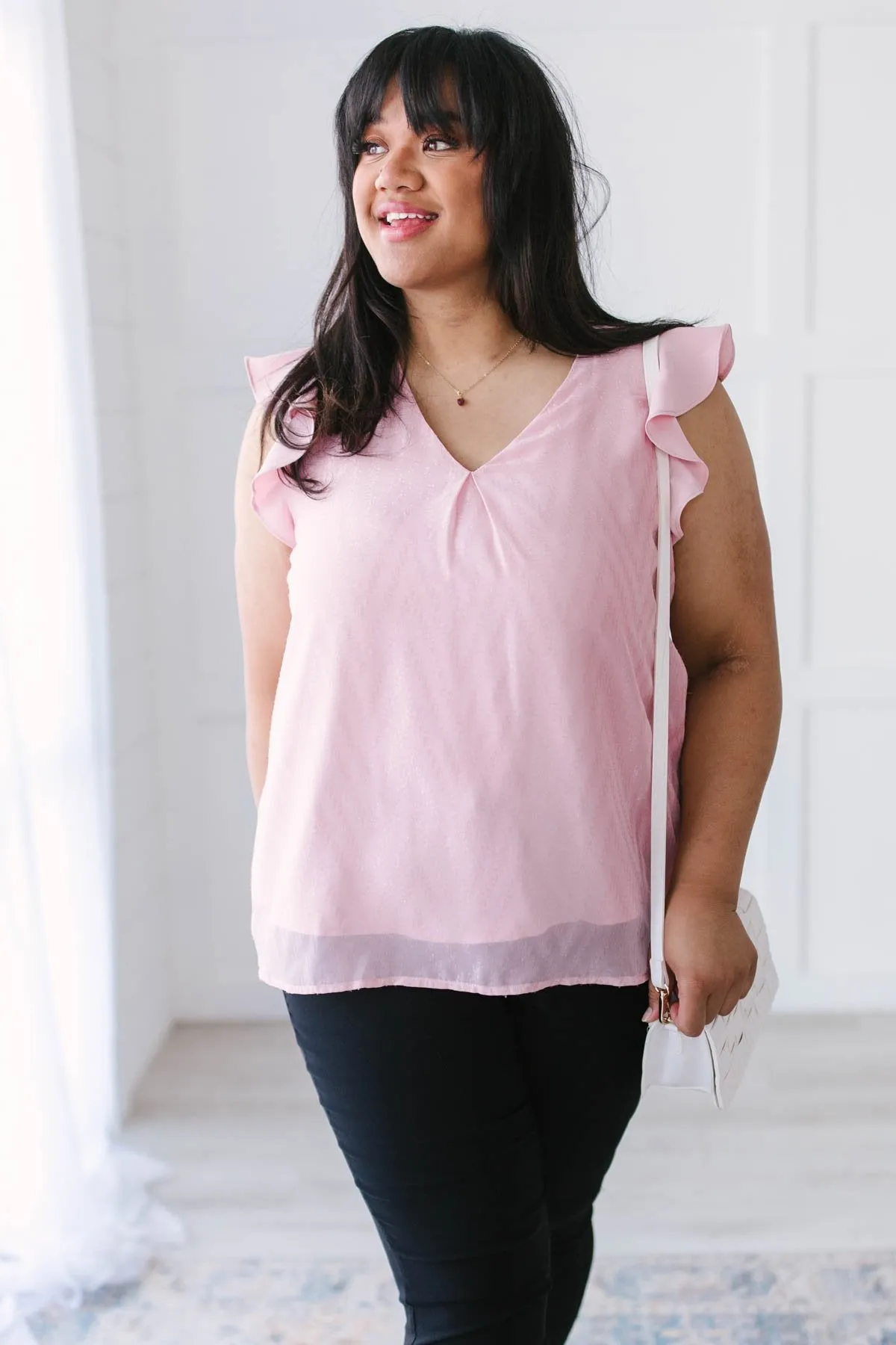 Blush & Shimmer Blouse