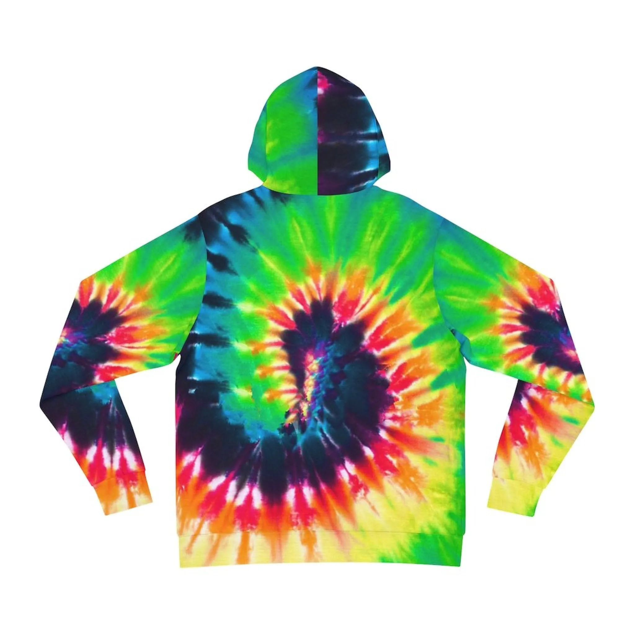 Bynelo Swirl Mint Tie Dye Unisex Fashion Hoodie