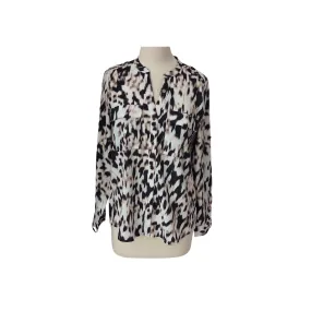 Calvin Klein Flat Collar Printed Top | Gently Used |