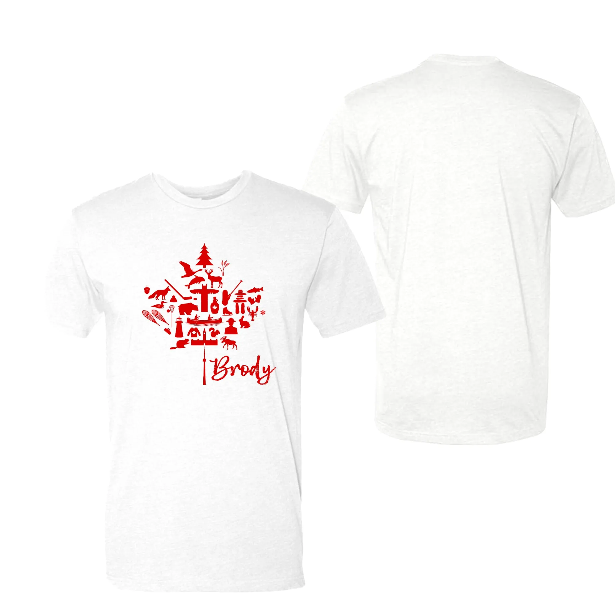 CANADIAN MAPLE LEAF - TSHIRT - Youth And Adult