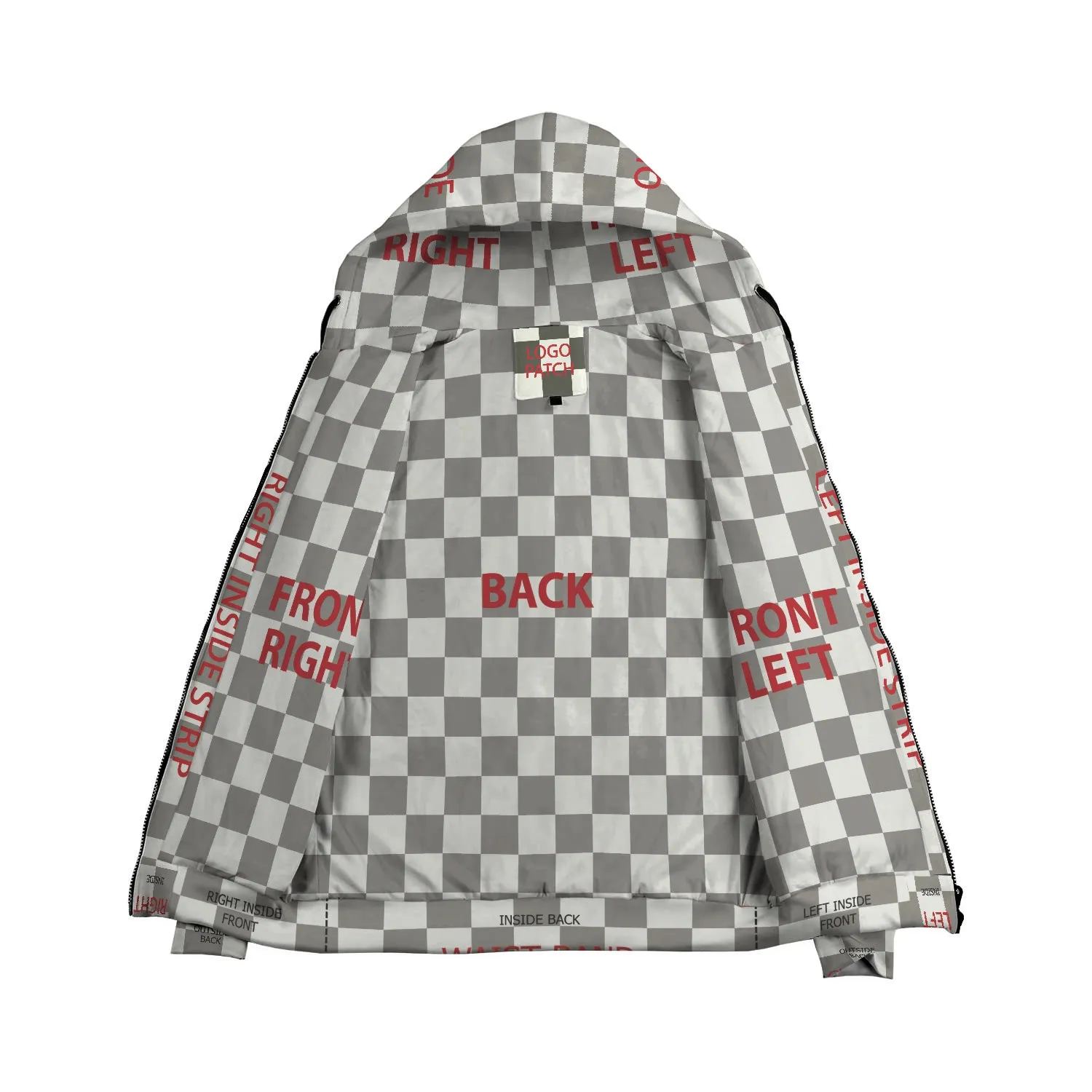 Custom Designed All-Over-Print Zip Hoodie