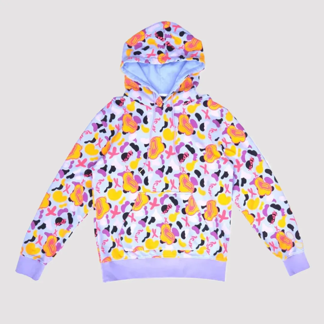 DOODLE HOODIE PURPLE