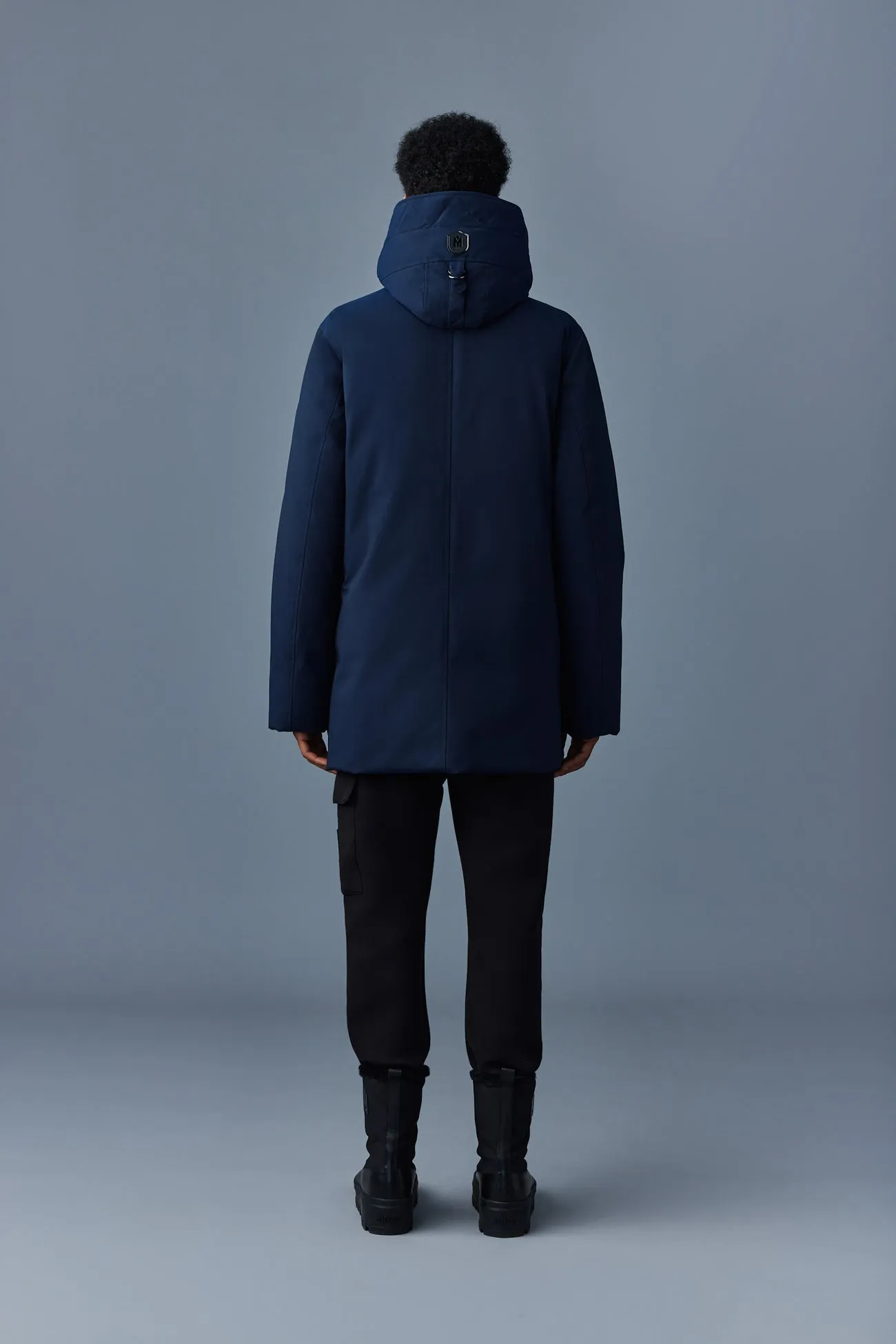 Edward 2-in-1 Down Coat With Removable Hooded Bib Navy