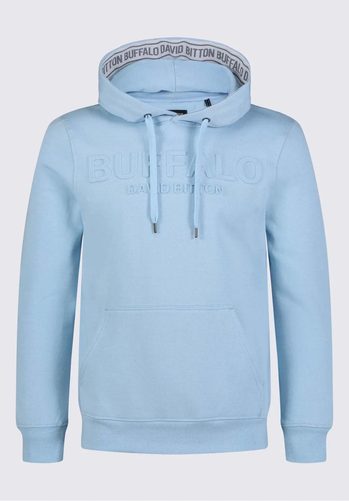 Fadol Men's Fleece Hoodie in Sky Blue - BPM13610V