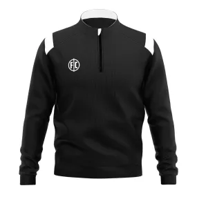 FC Contrast 1/4 Zip - Black/White