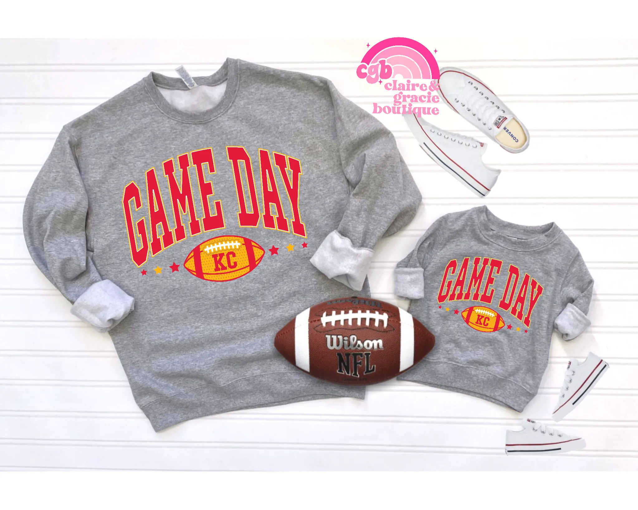 Game Day KC Sweatshirt | Mommy & Me