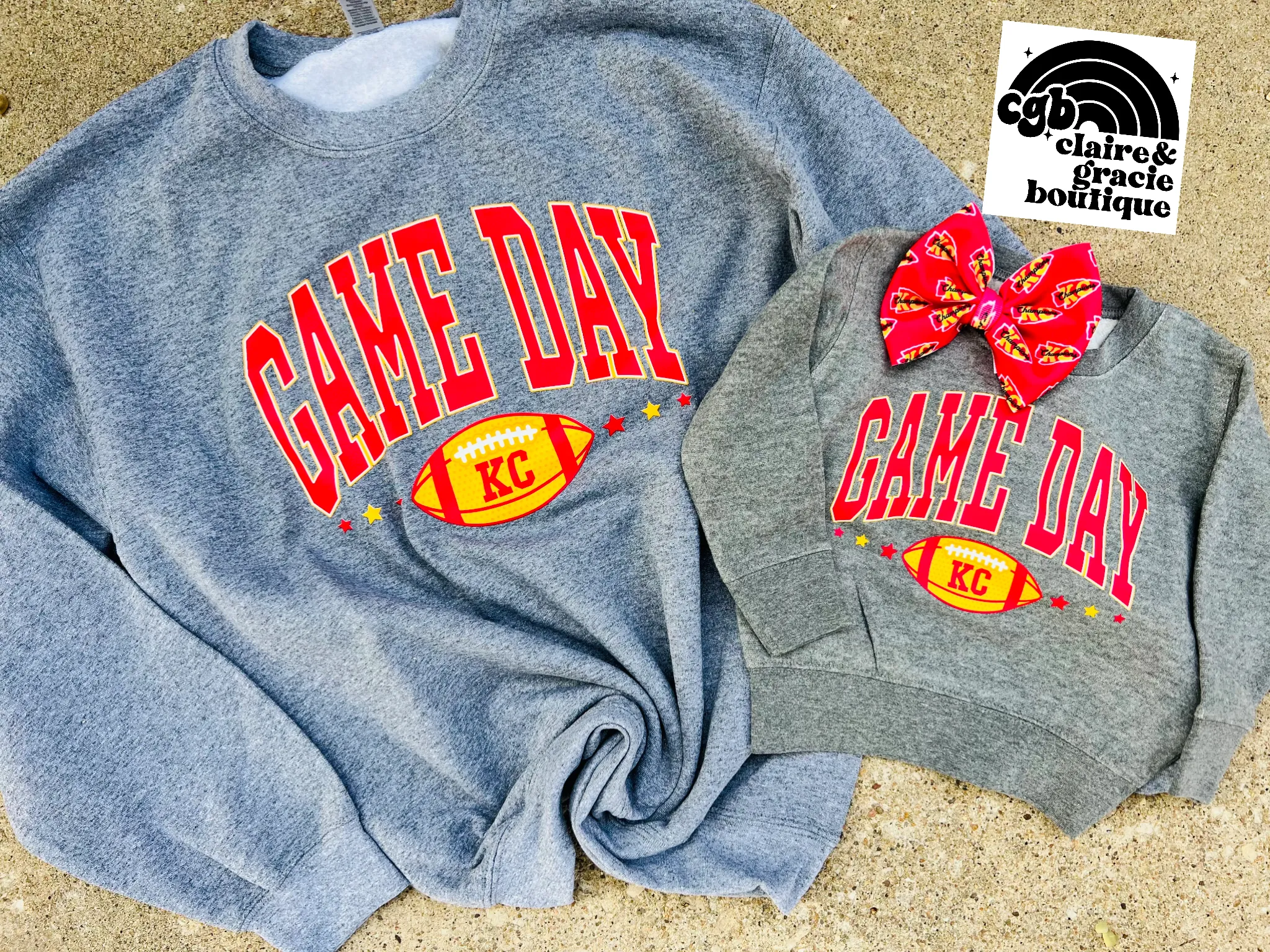 Game Day KC Sweatshirt | Mommy & Me