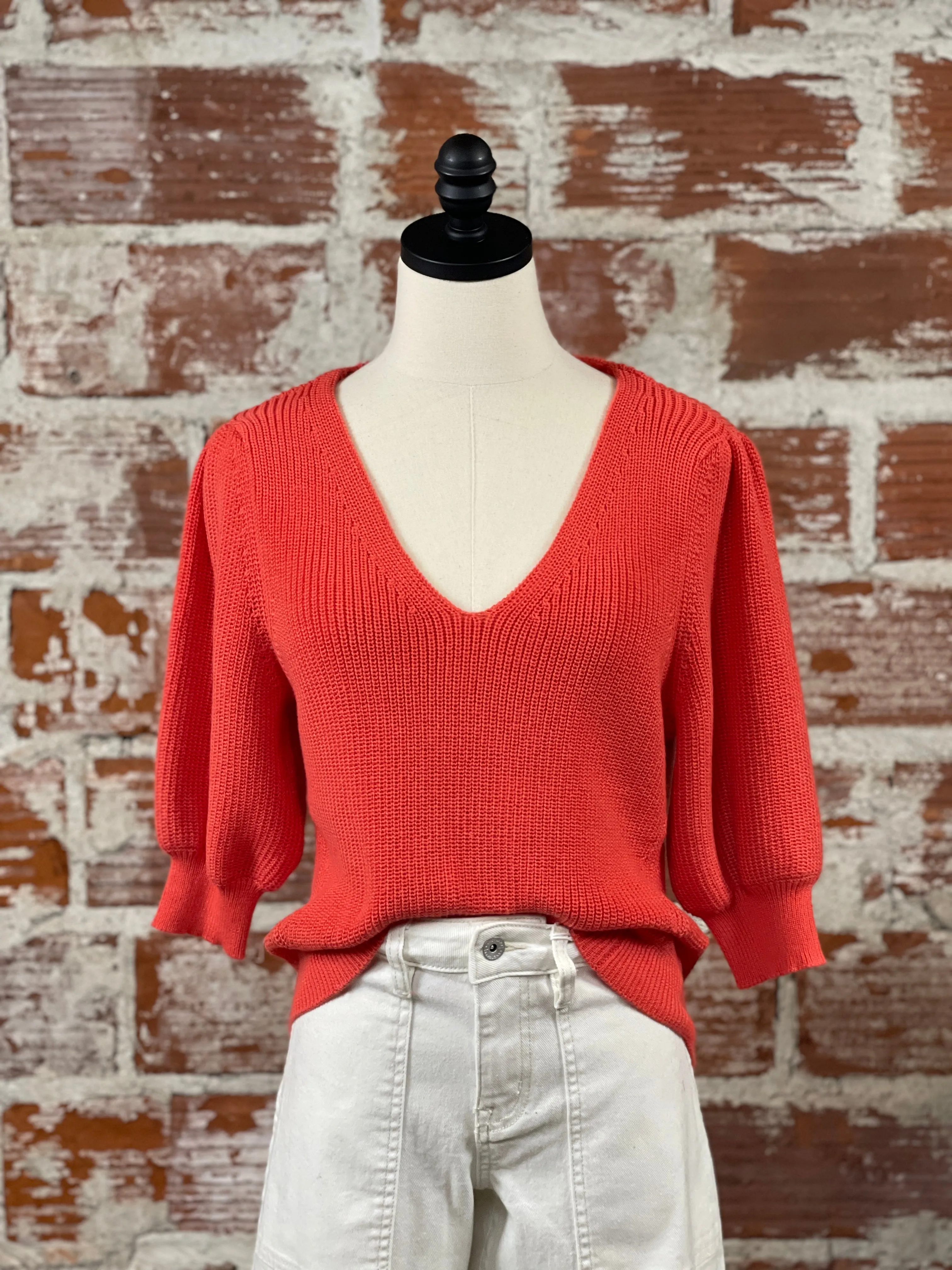 Gentle Fawn Phoebe Sweater in Salmon