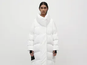 Gloss Down Coat - White