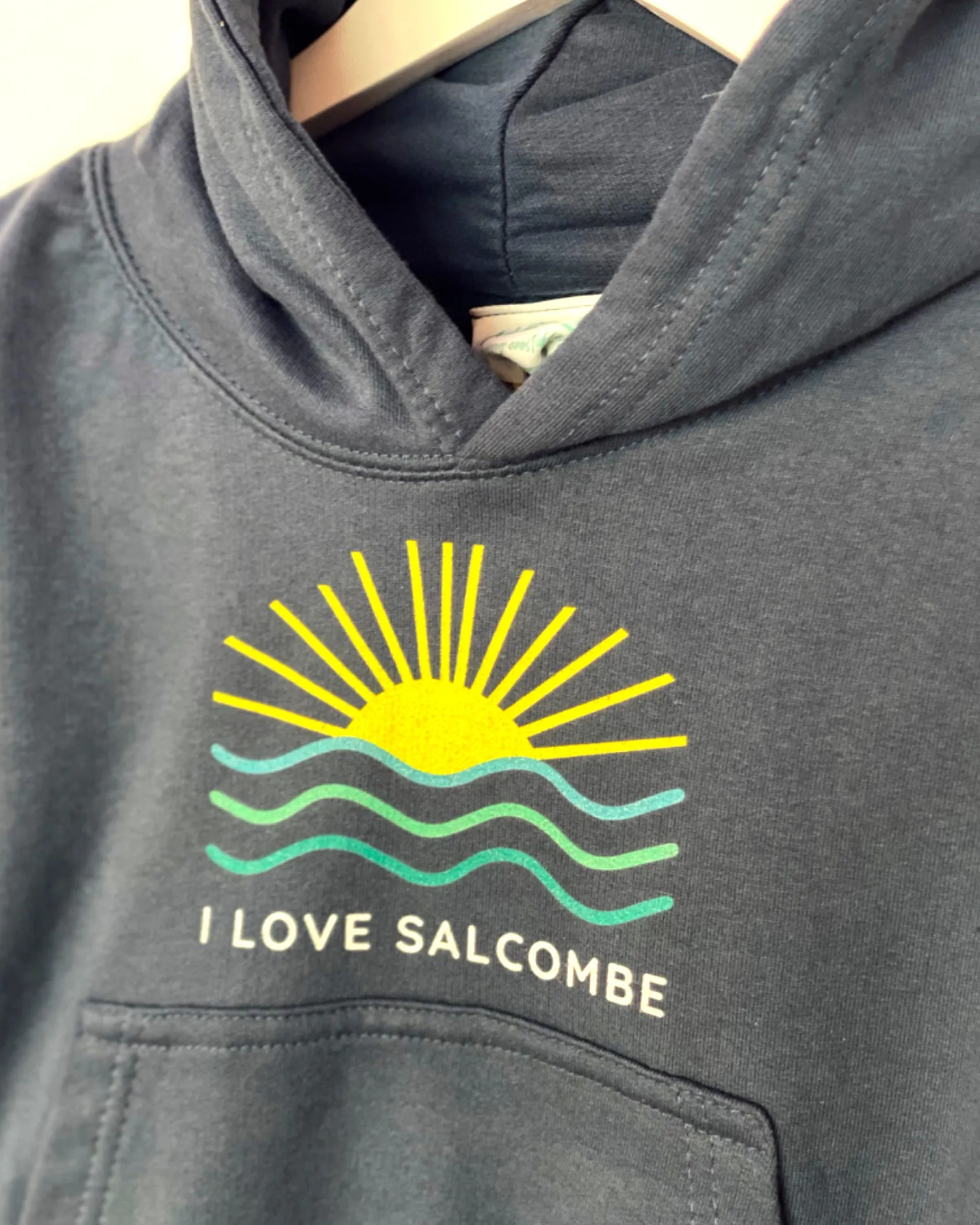 I Love Salcombe Kids Hoodie