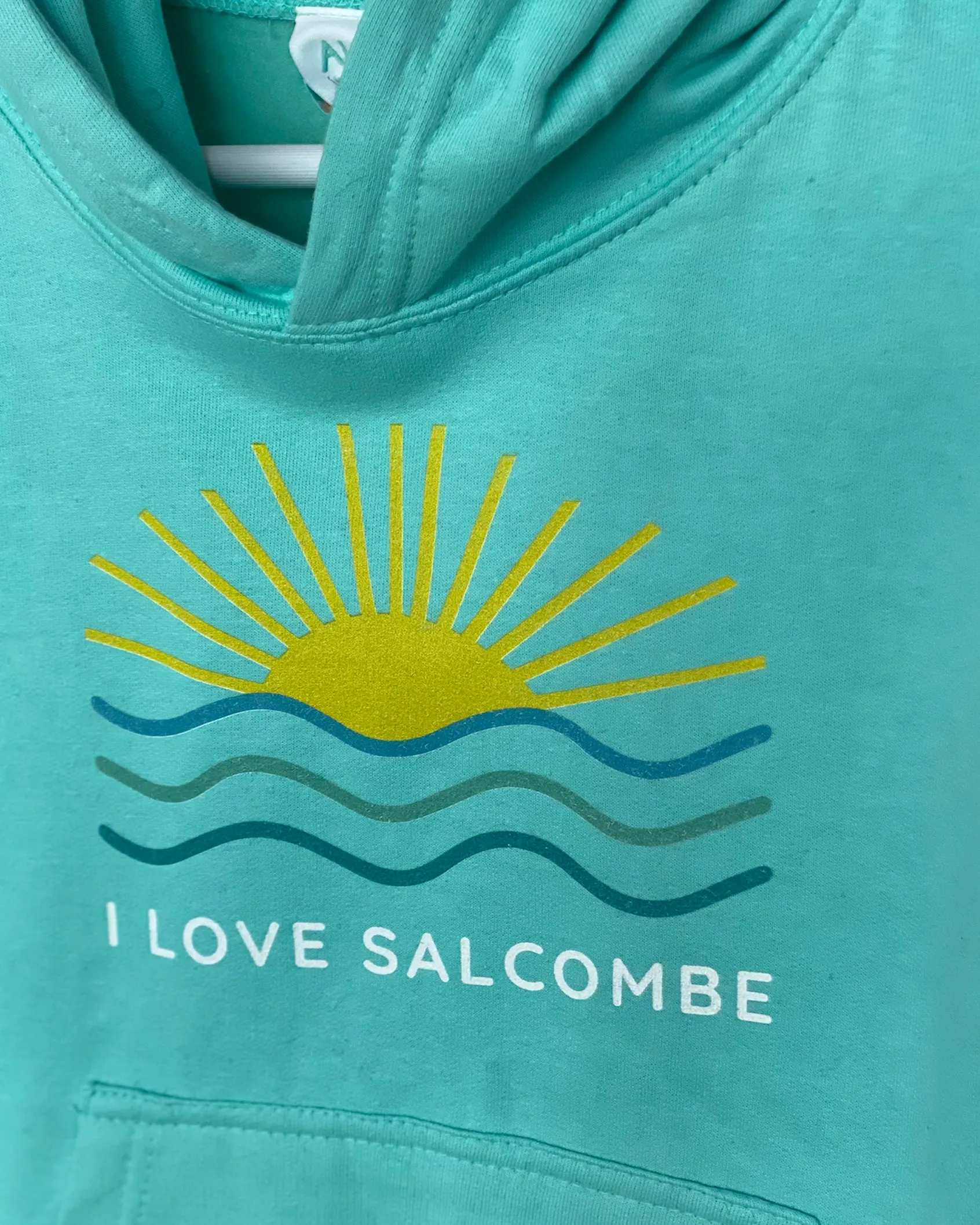 I Love Salcombe Kids Hoodie