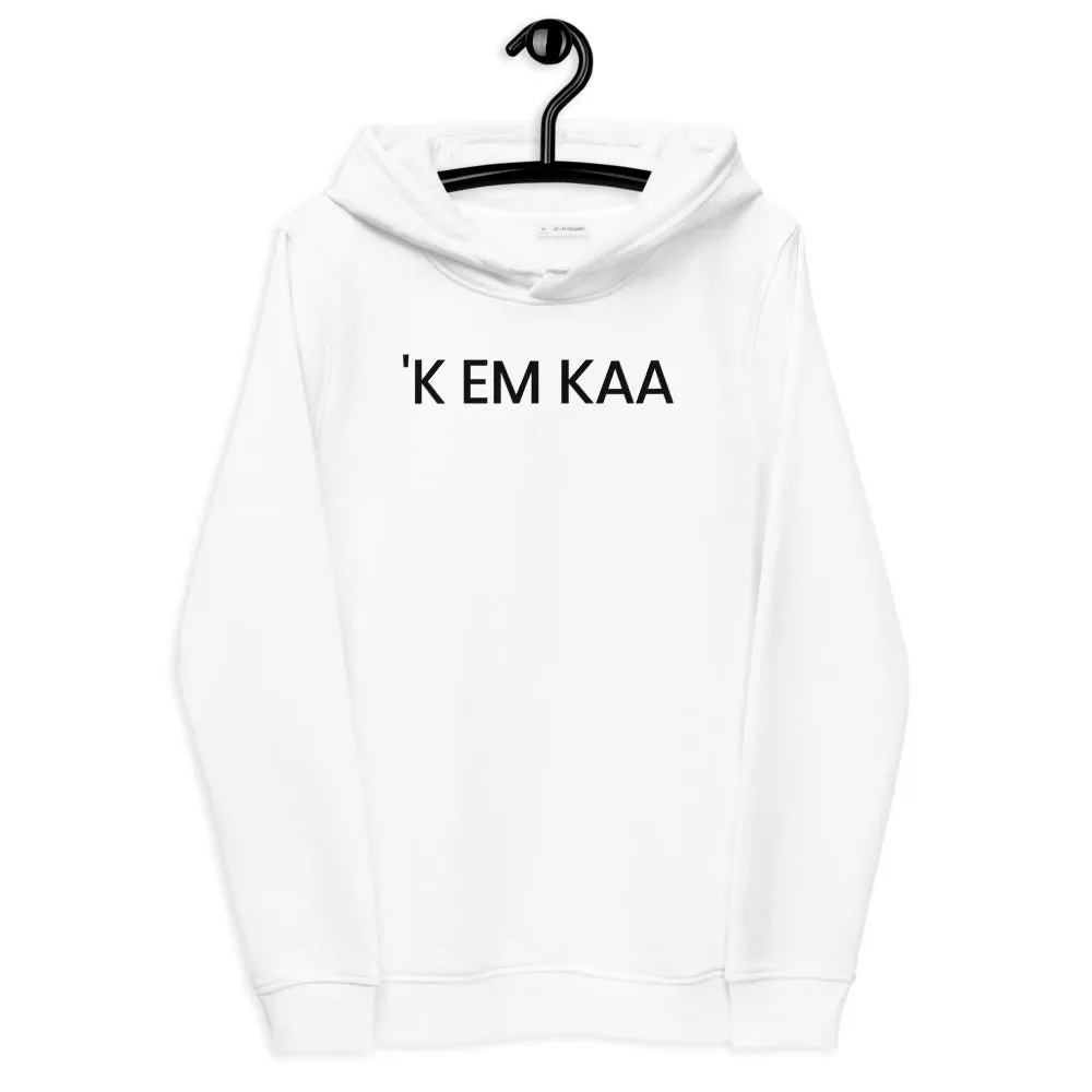 'K EM KAA -  Dames fitted eco-hoodie (2021)