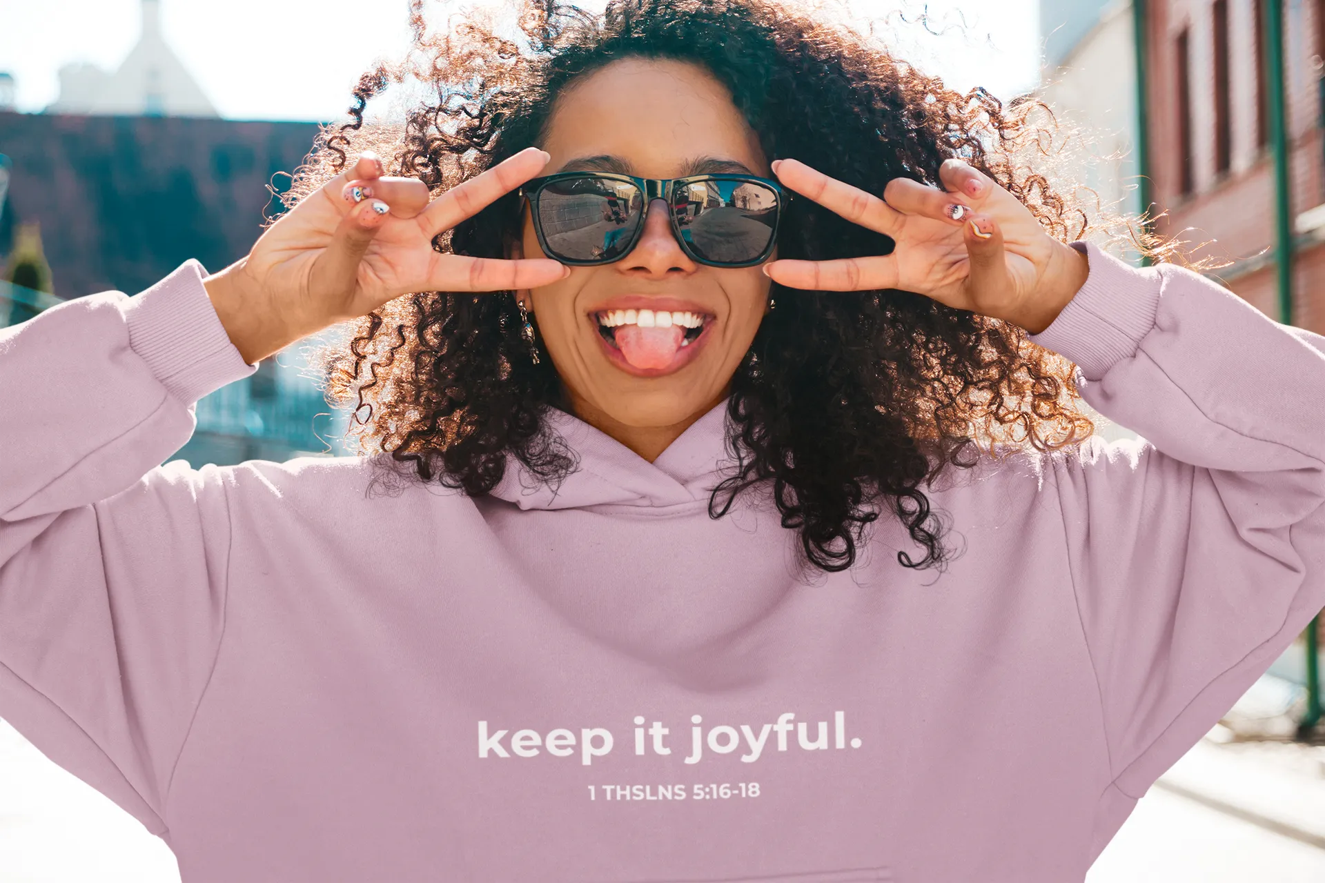 keep it joyful. Hoodie