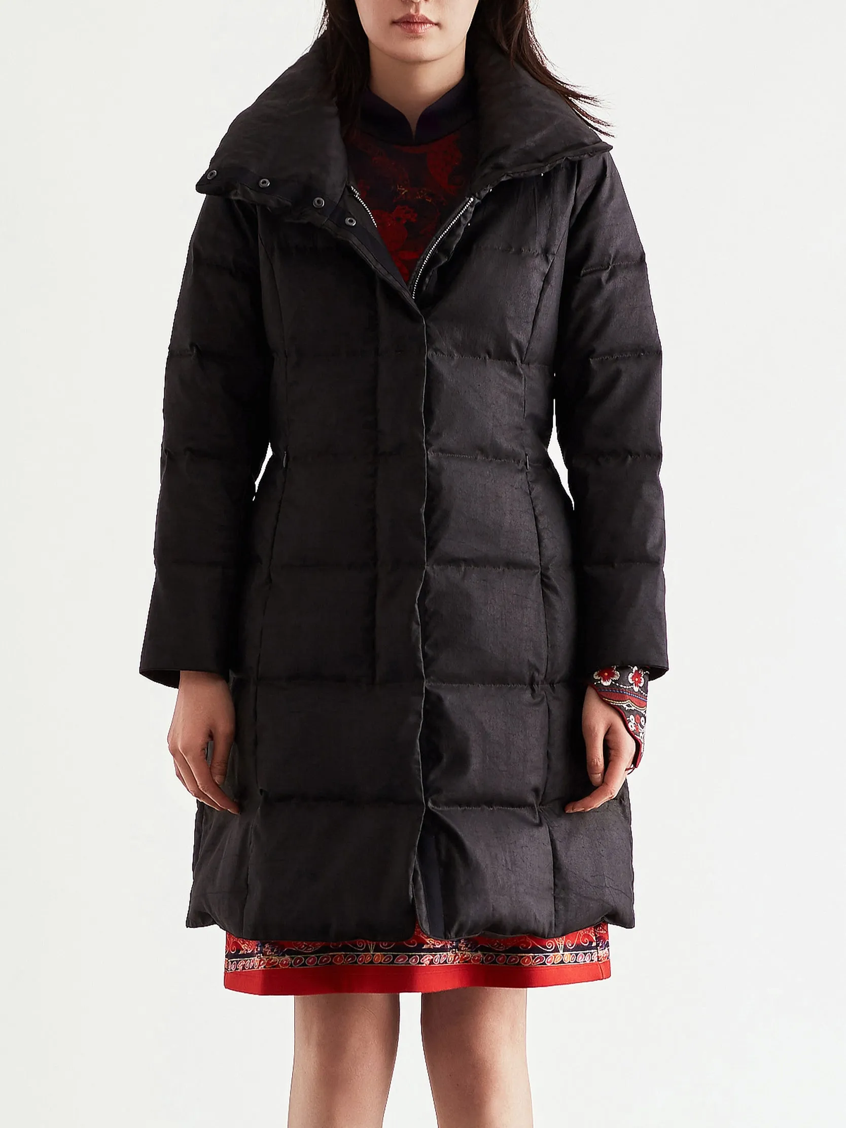 LONGLINE PUFFER COAT