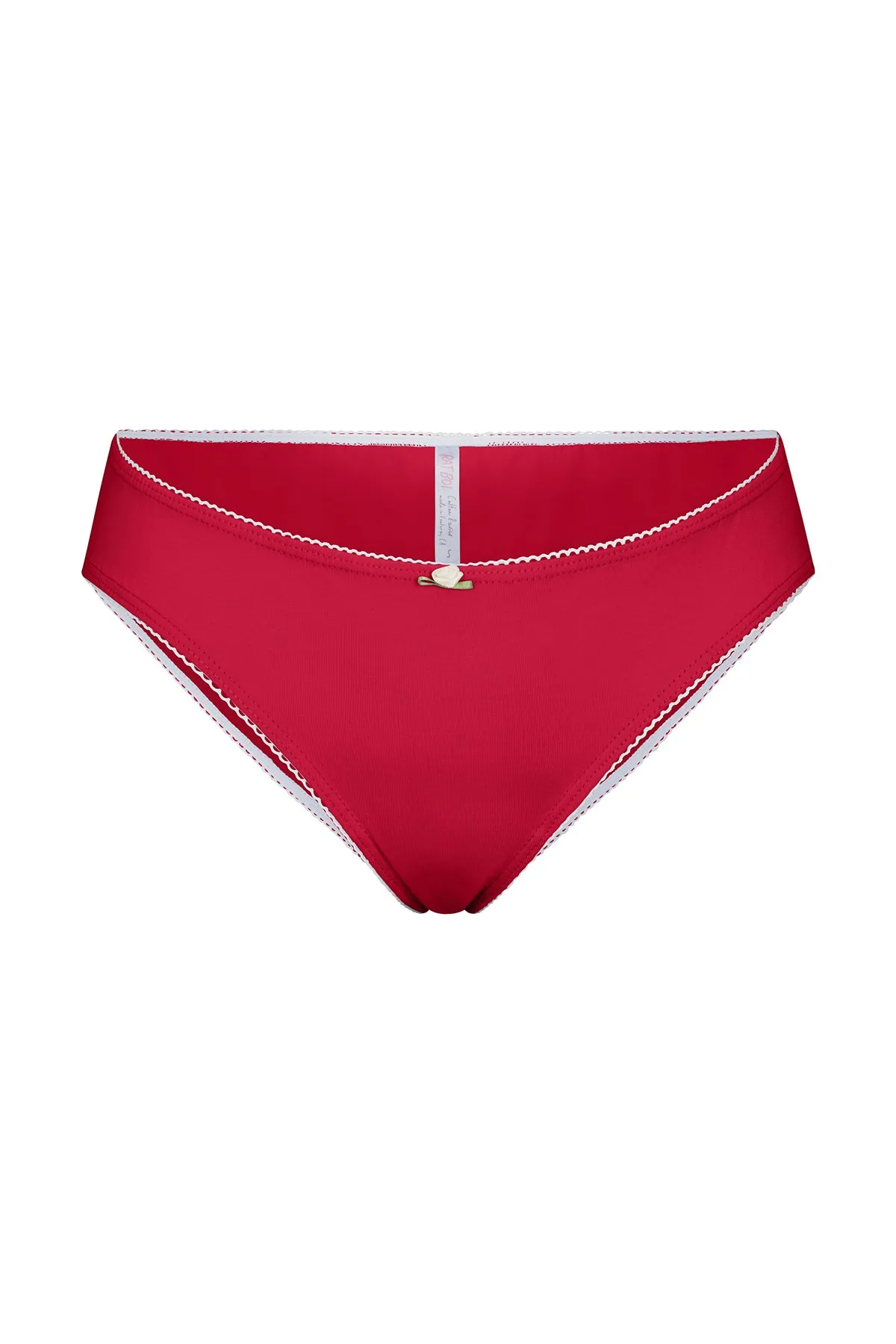 LOW RISE UNDERWEAR IN CHERRY