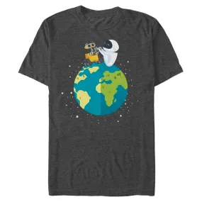 Mad Engine Disney Pixar Wall E World Peace Men's T-Shirt