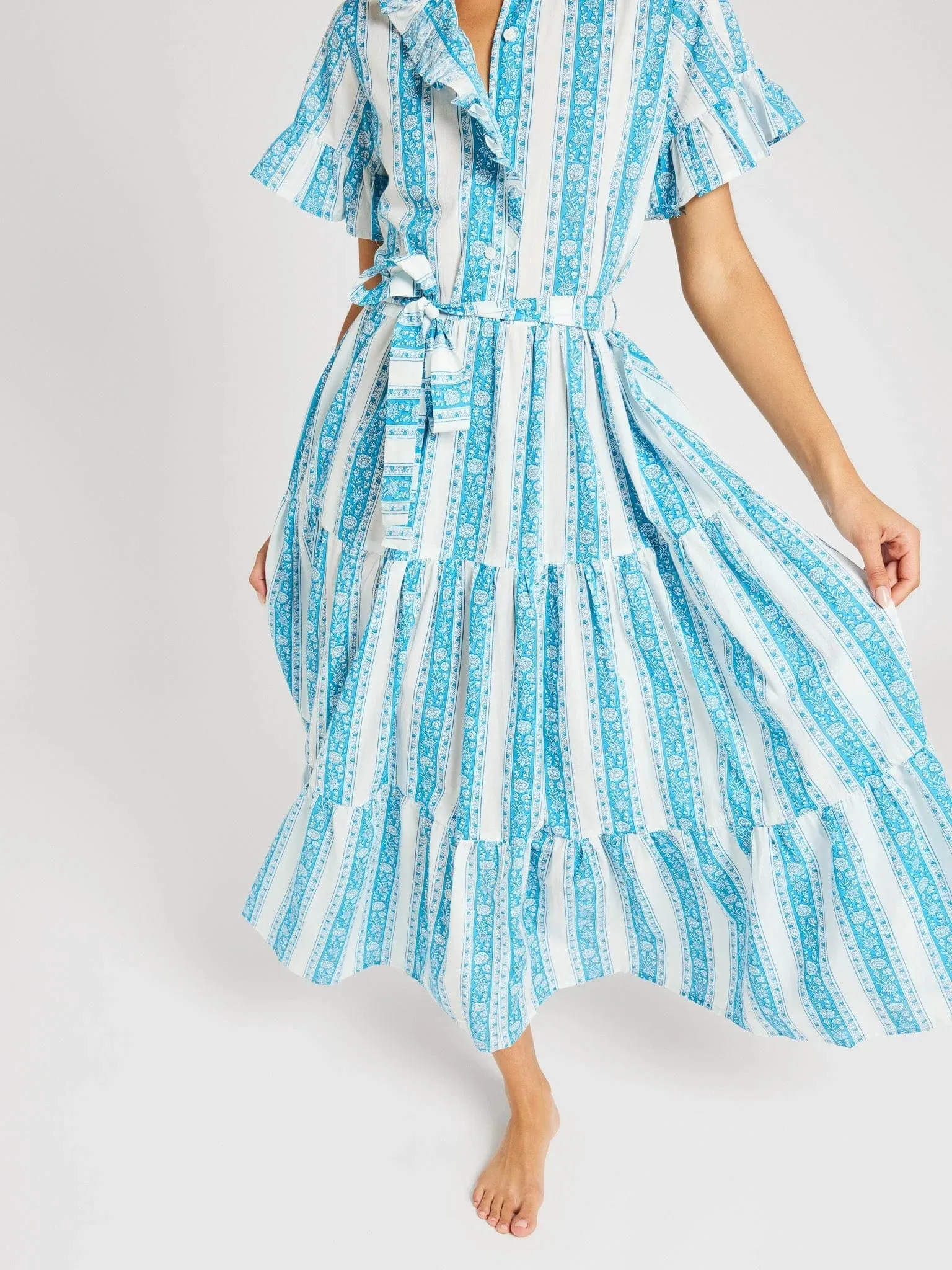 Mille Victoria Dress - Jaipur Stripe