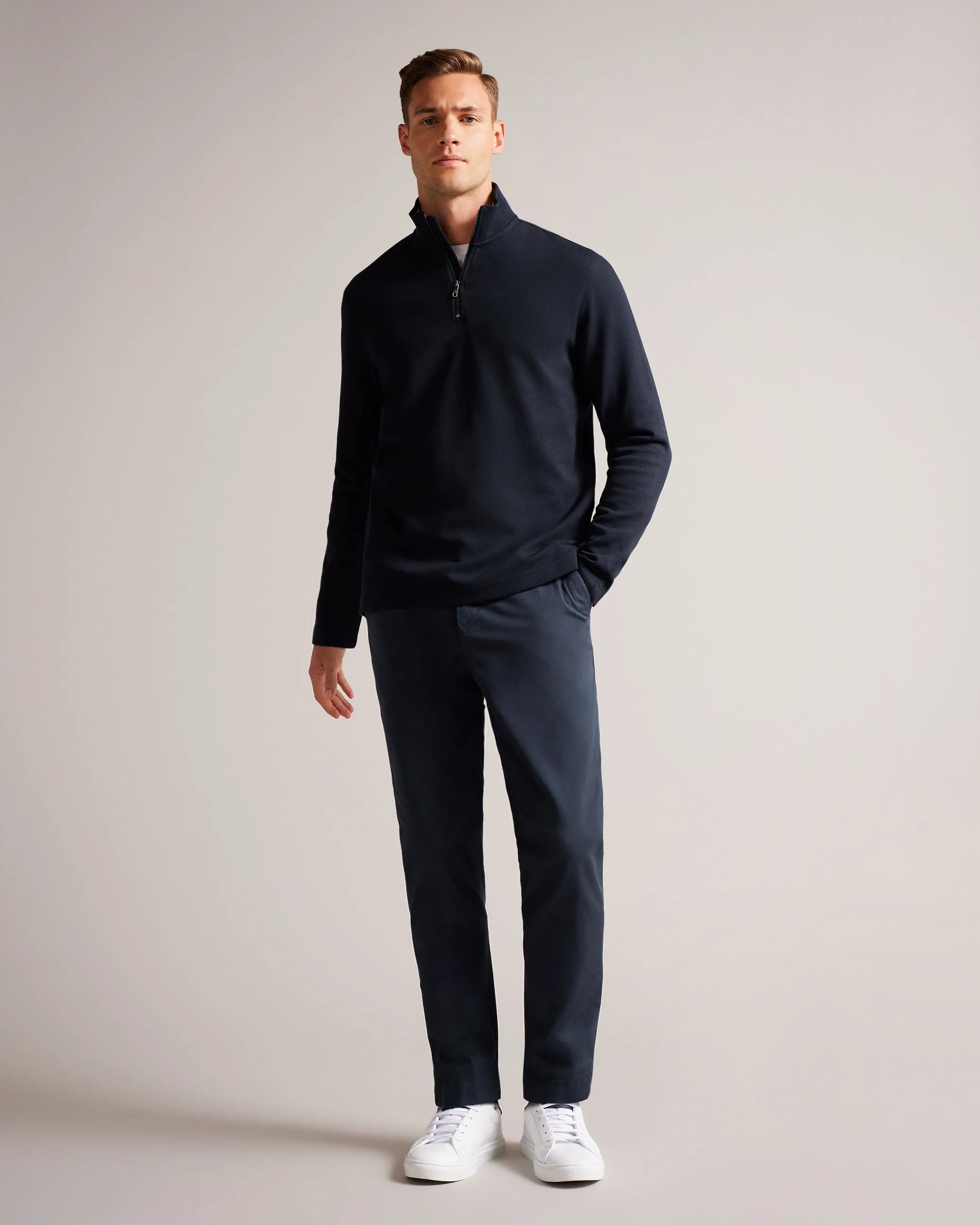 Morric Half Zip Funnel Neck Jumper