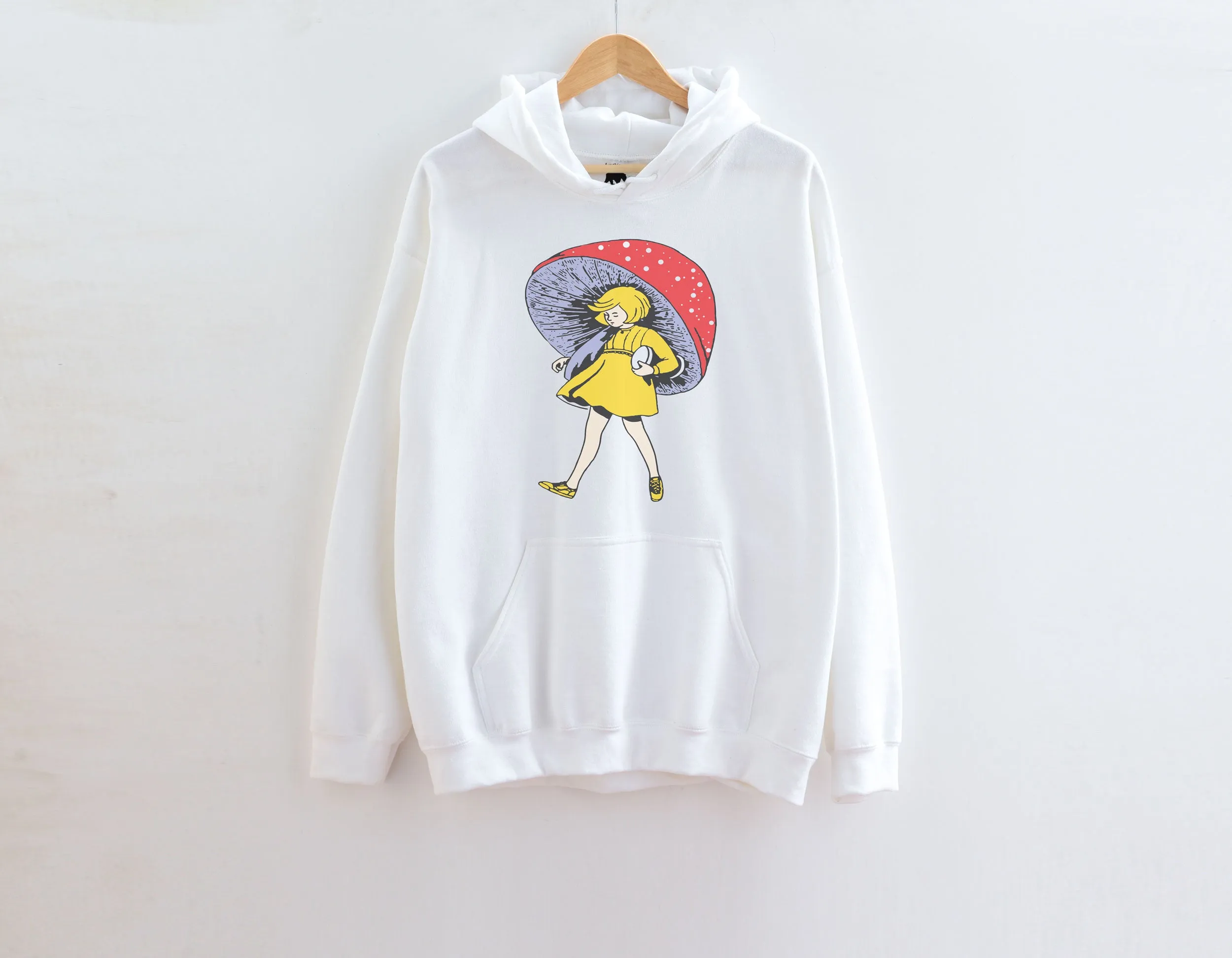 Mushroom and Salt Girl Adult Hoodies