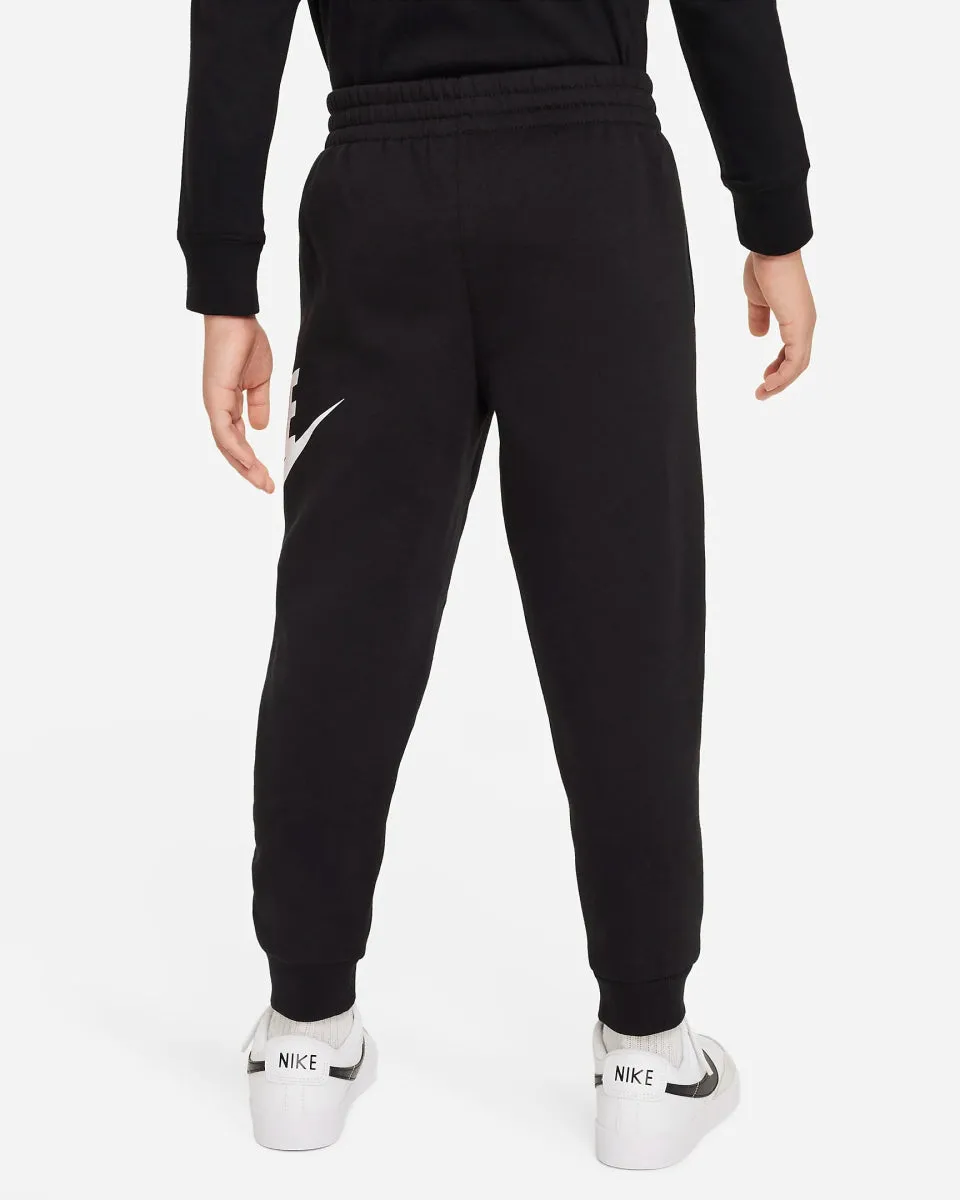 NIKE JUNIOR NSW HBR BLACK TRACKPANTS