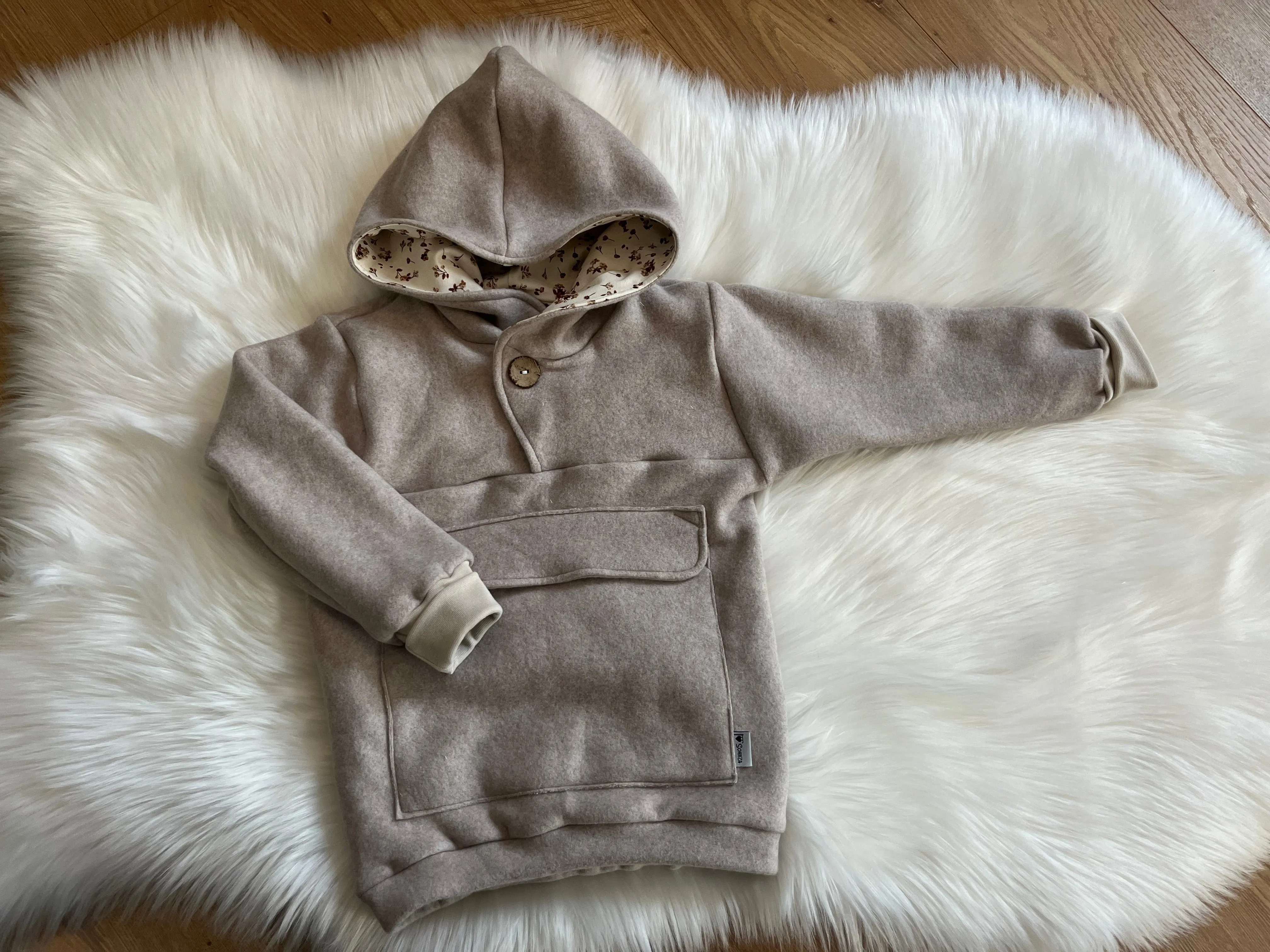 Outdoorhoodie organic Fleece