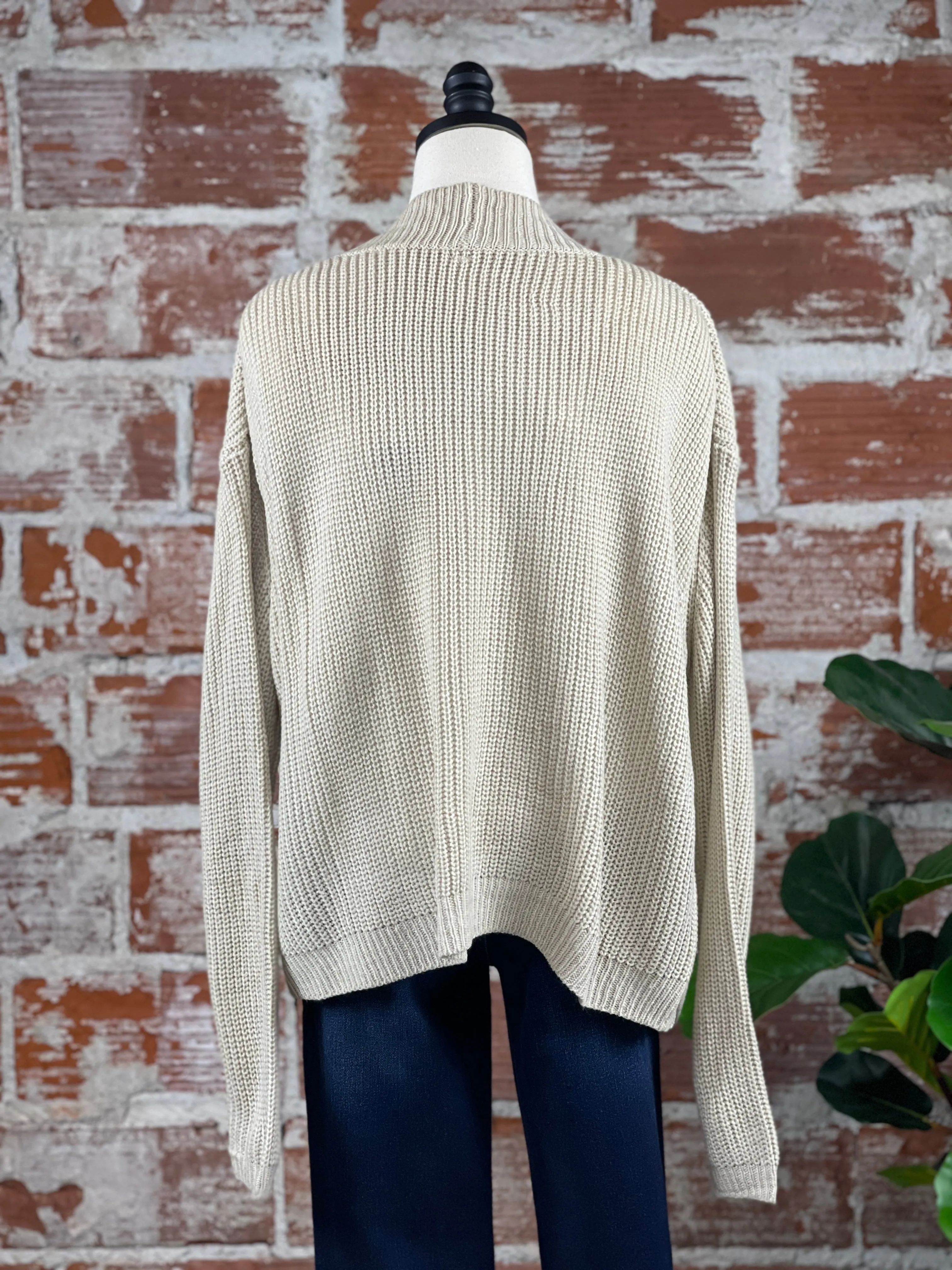 Reagan Cardigan  in Natural